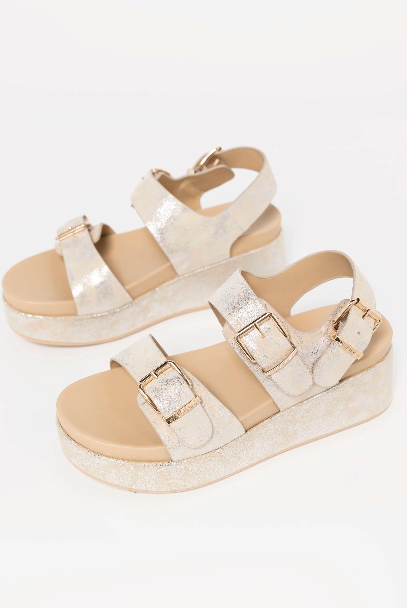 swatch_Metallic Suede jslides brooke platform sandal