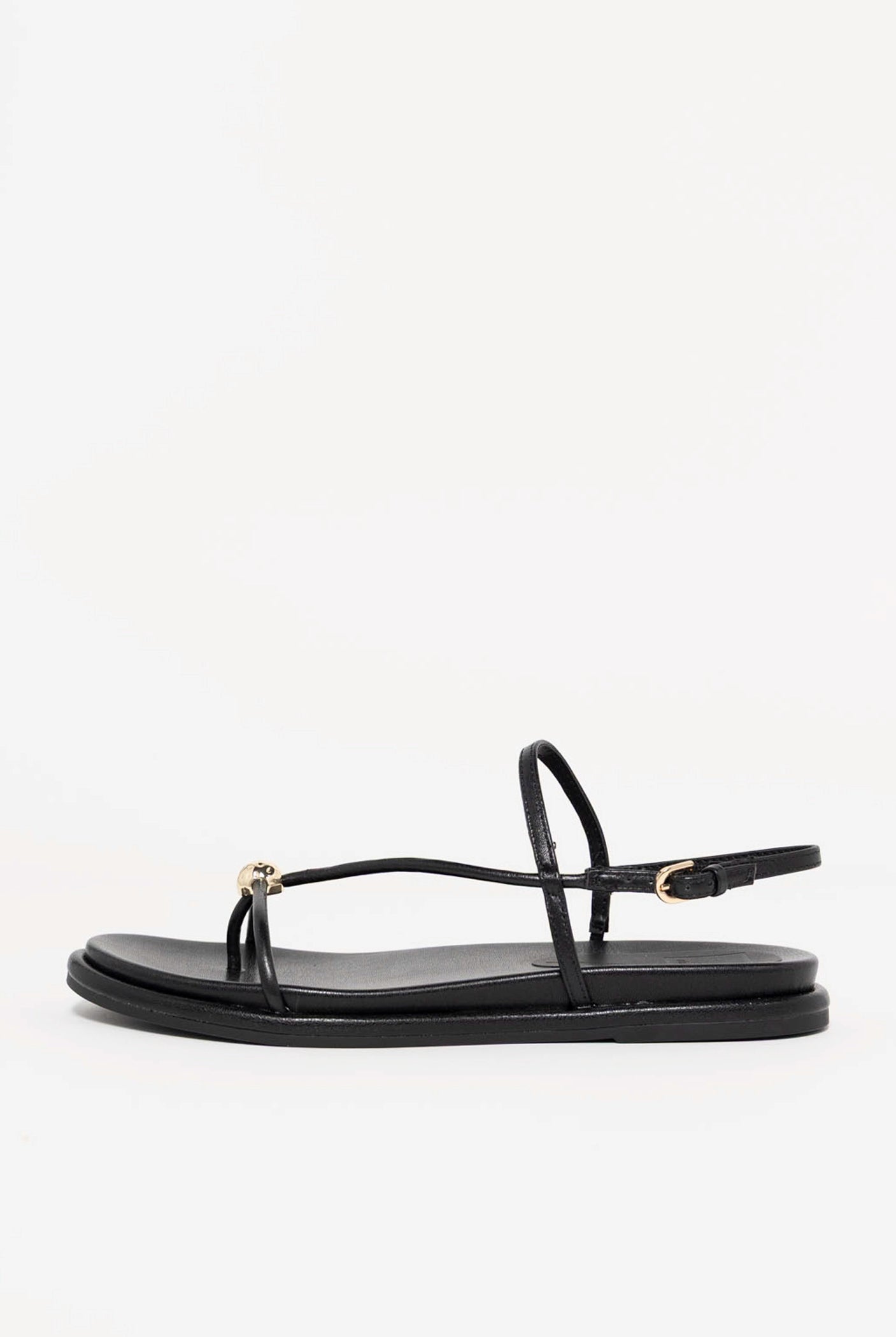 swatch_Black Leather dolce vita deane sandal