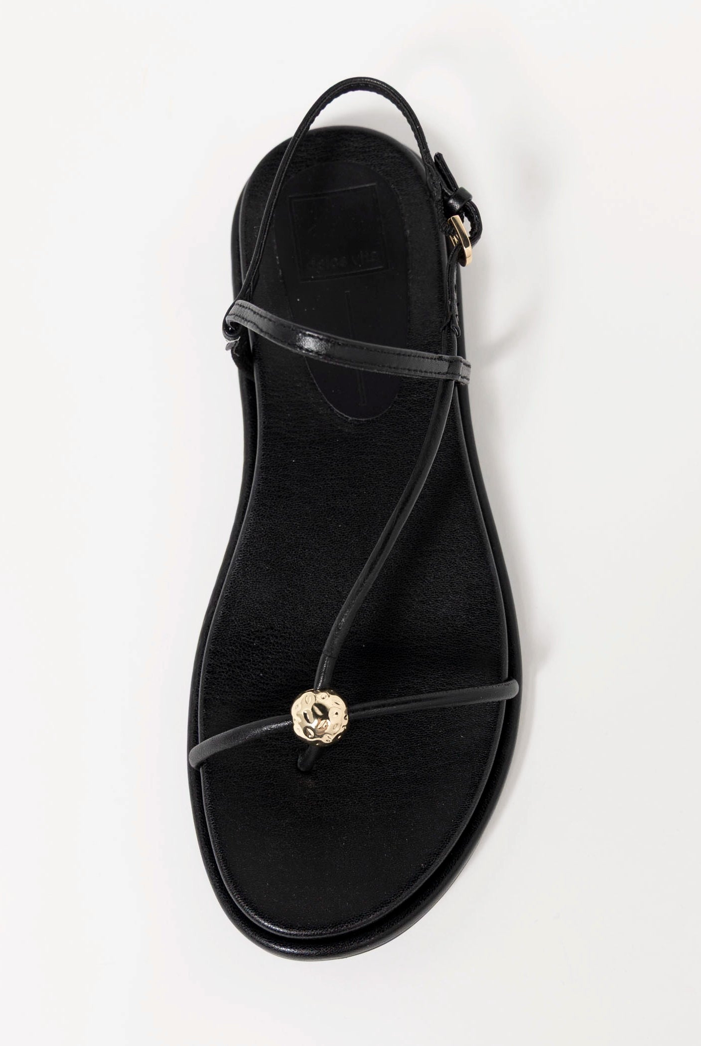swatch_Black Leather dolce vita deane sandal