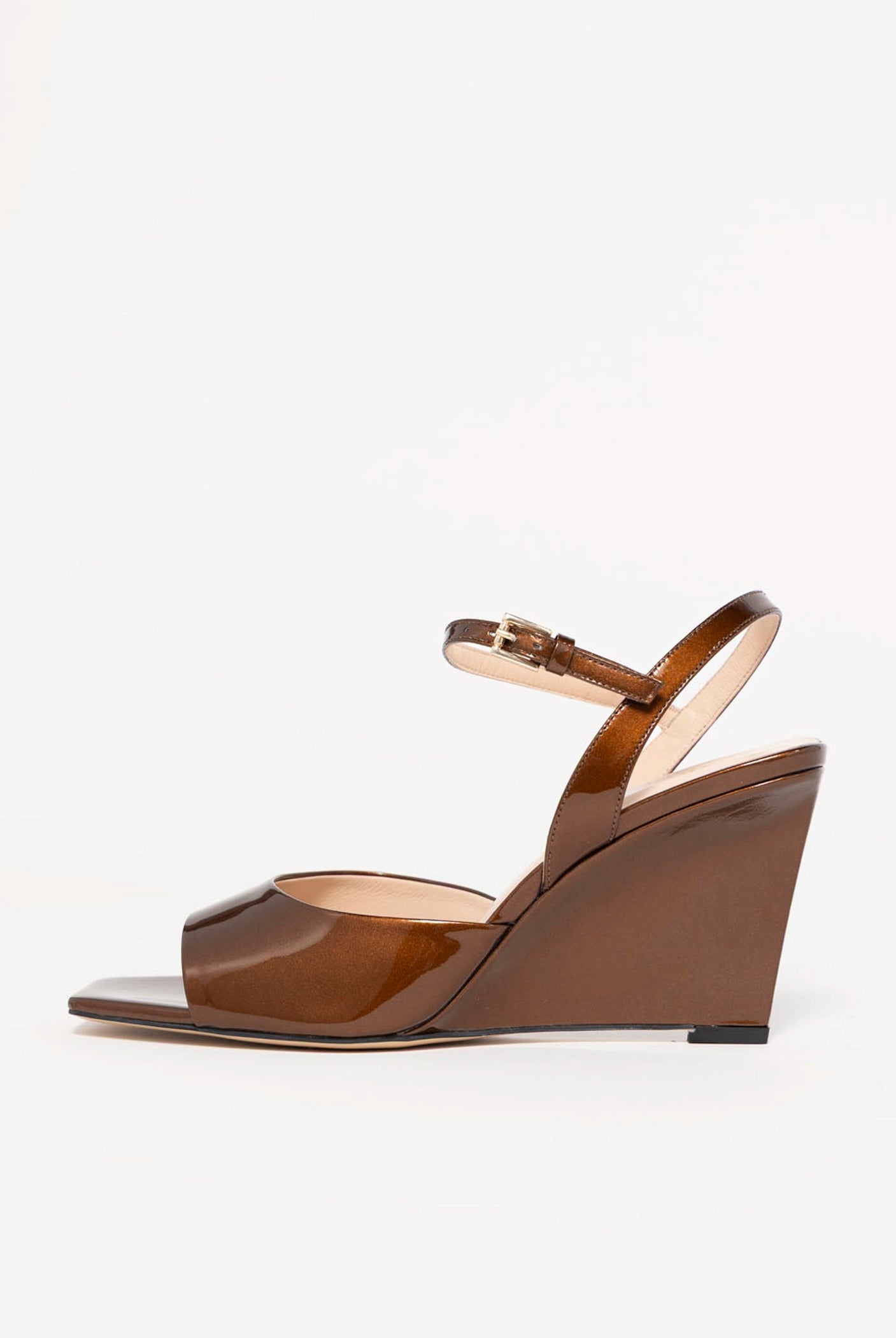 swatch_Bronze Patent wedge sandal