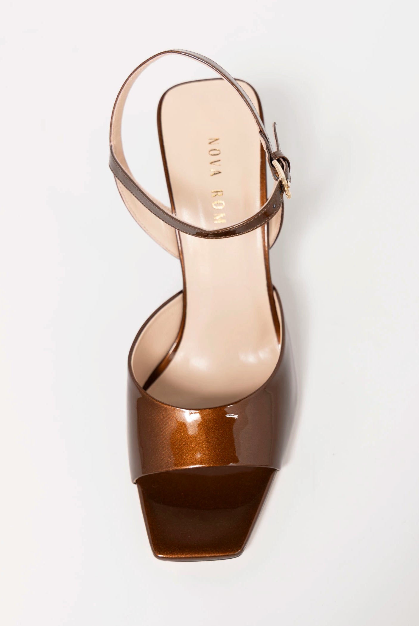 swatch_Bronze Patent wedge sandal