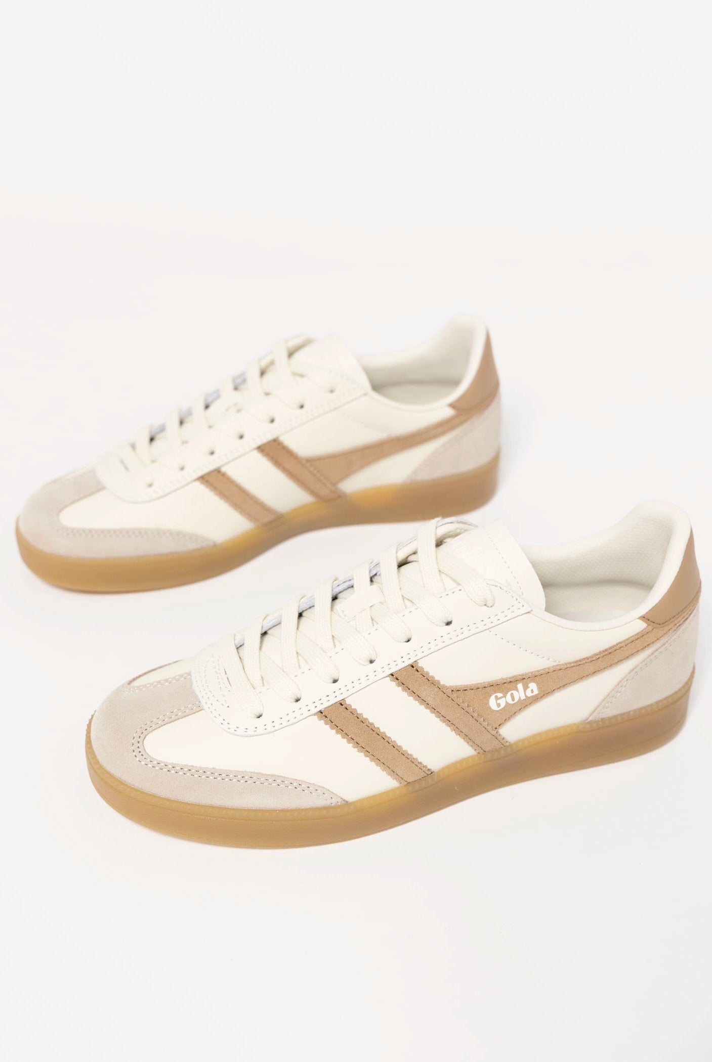 swatch_White/Caramel gola viper sneaker