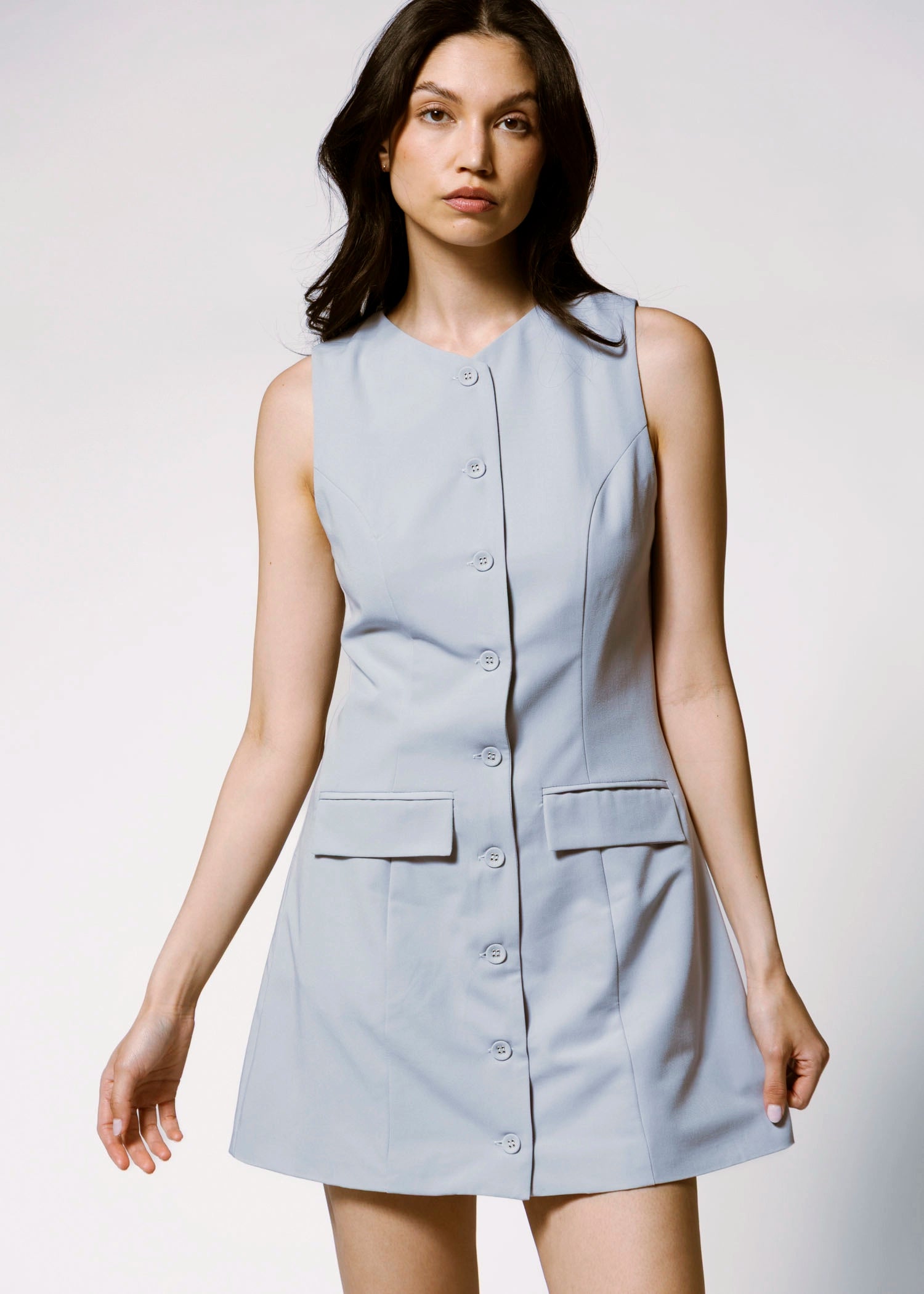swatch_Light Blue lenore mini dress