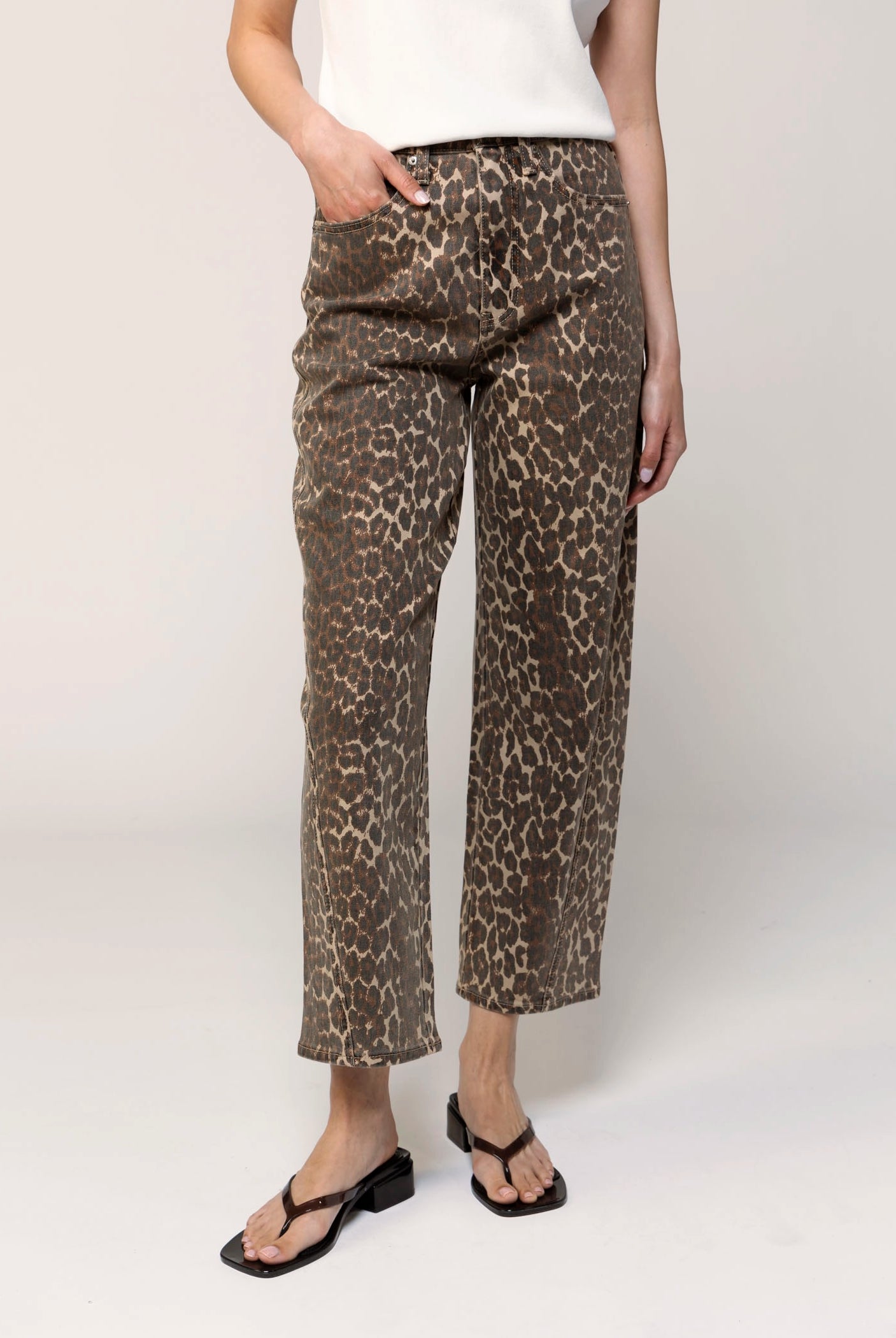 swatch_Cool Cat daze denim westward barrel leopard jean