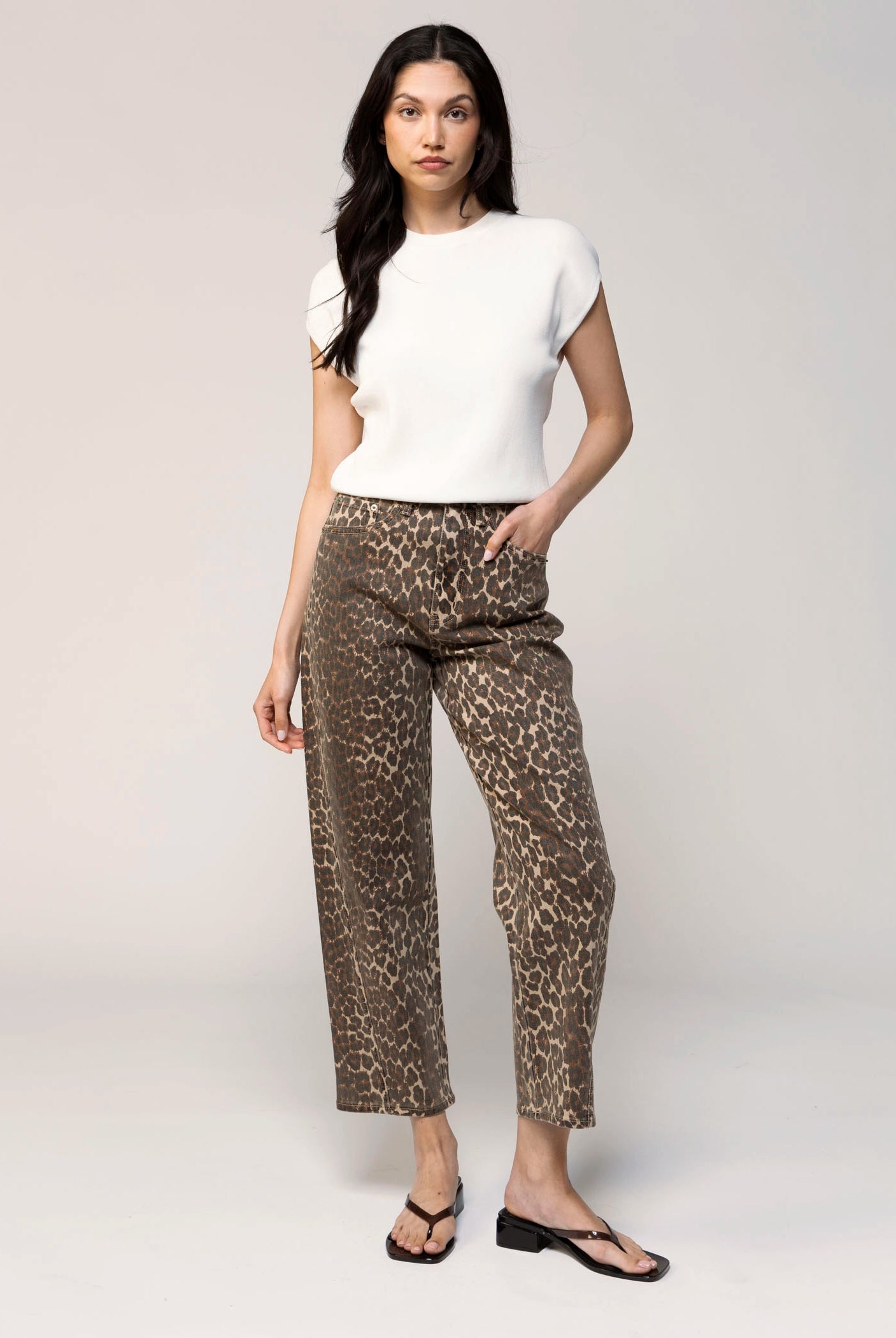 swatch_Cool Cat daze denim westward barrel leopard jean