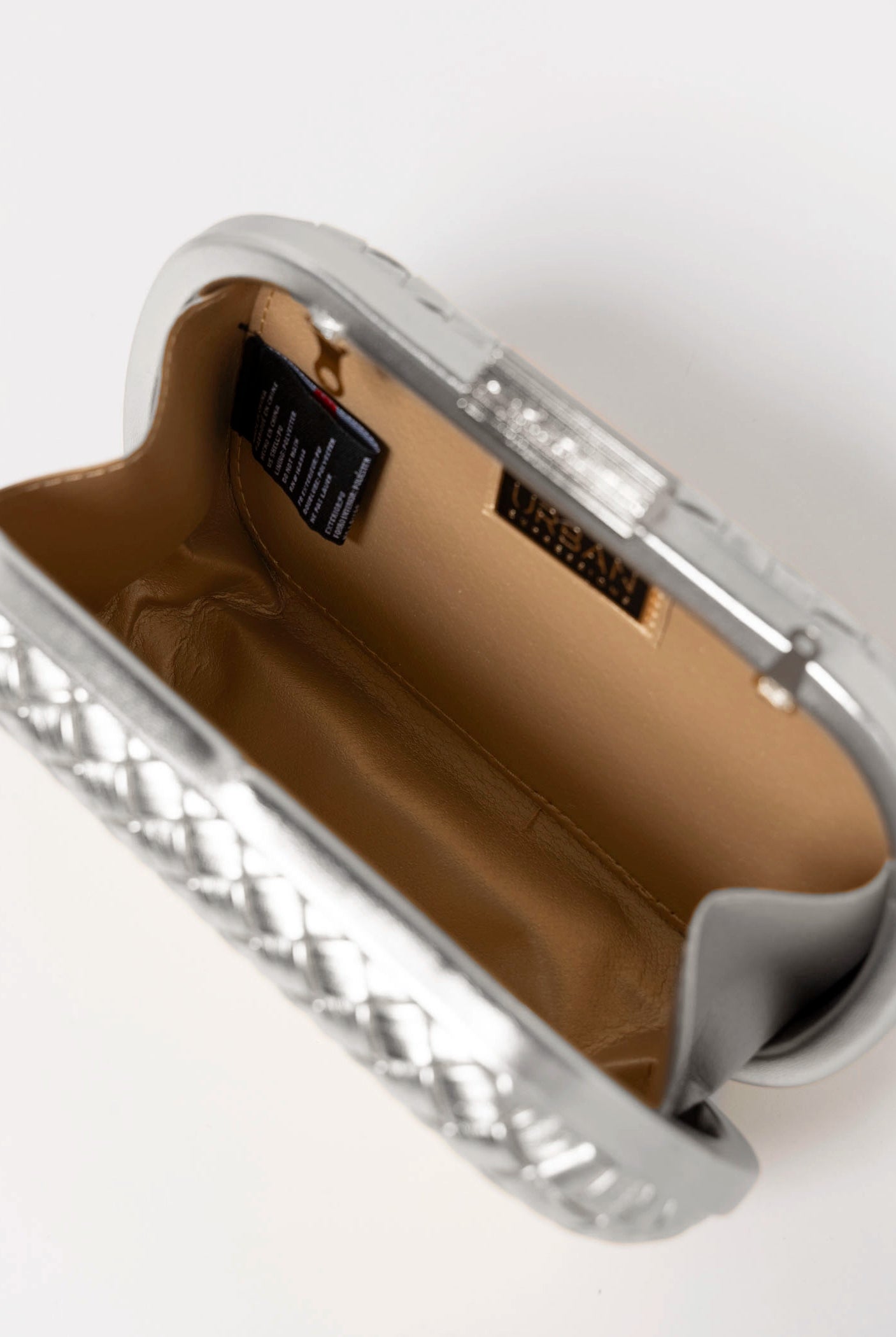 swatch_Silver urban expressions roslyn woven evening clutch