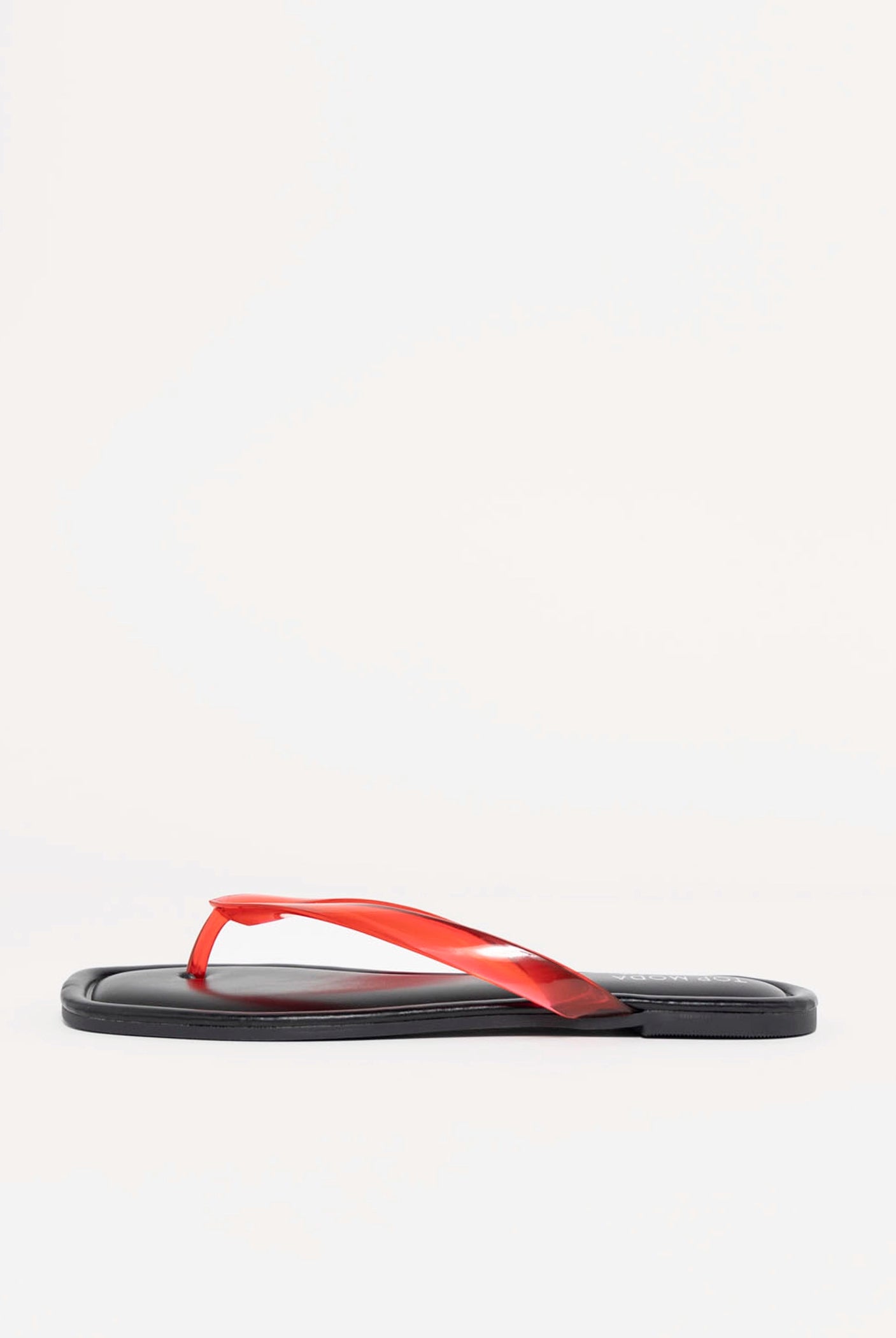 swatch_Red priscilla jelly thong sandal