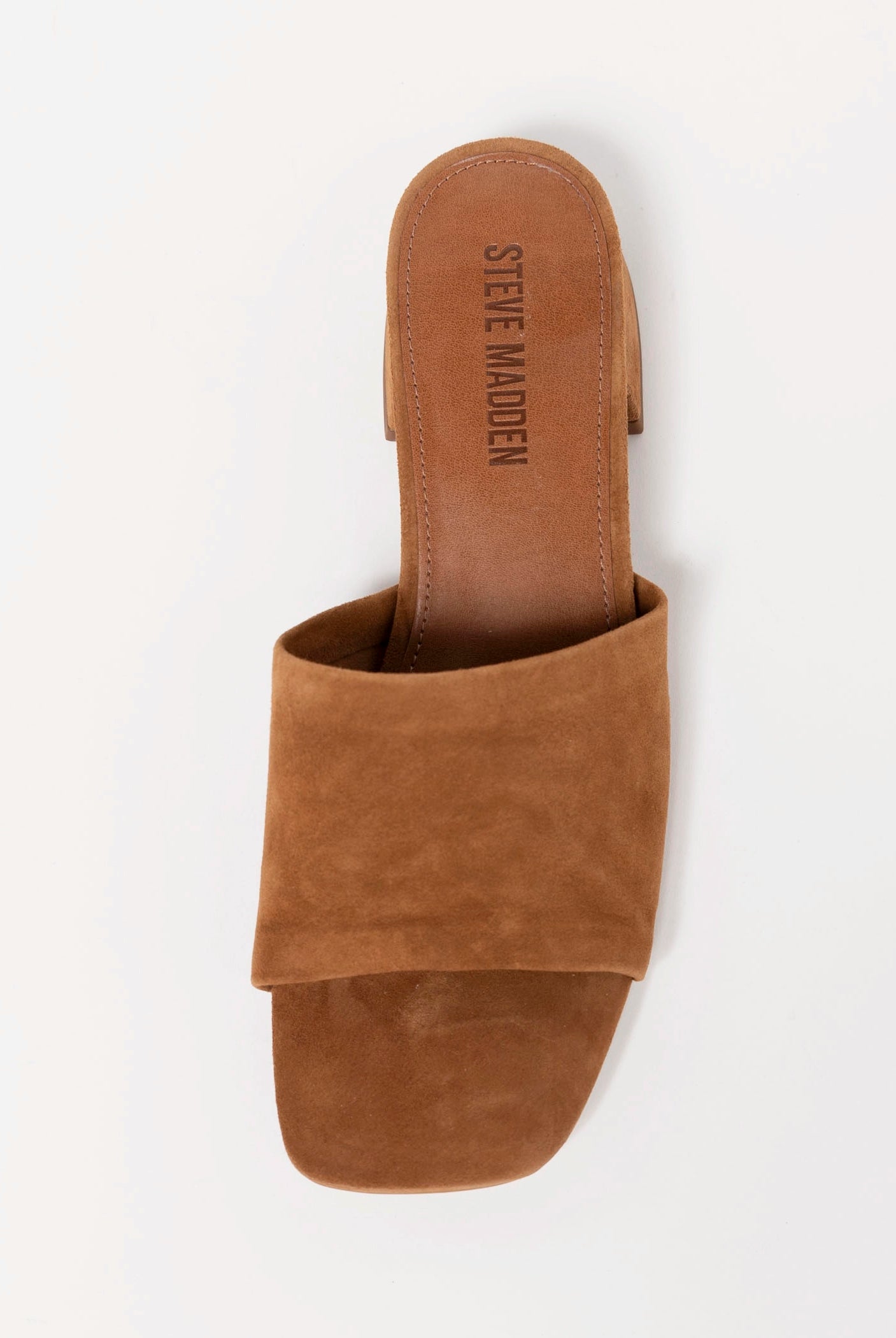 swatch_Chestnut steve madden montgomery slide sandal