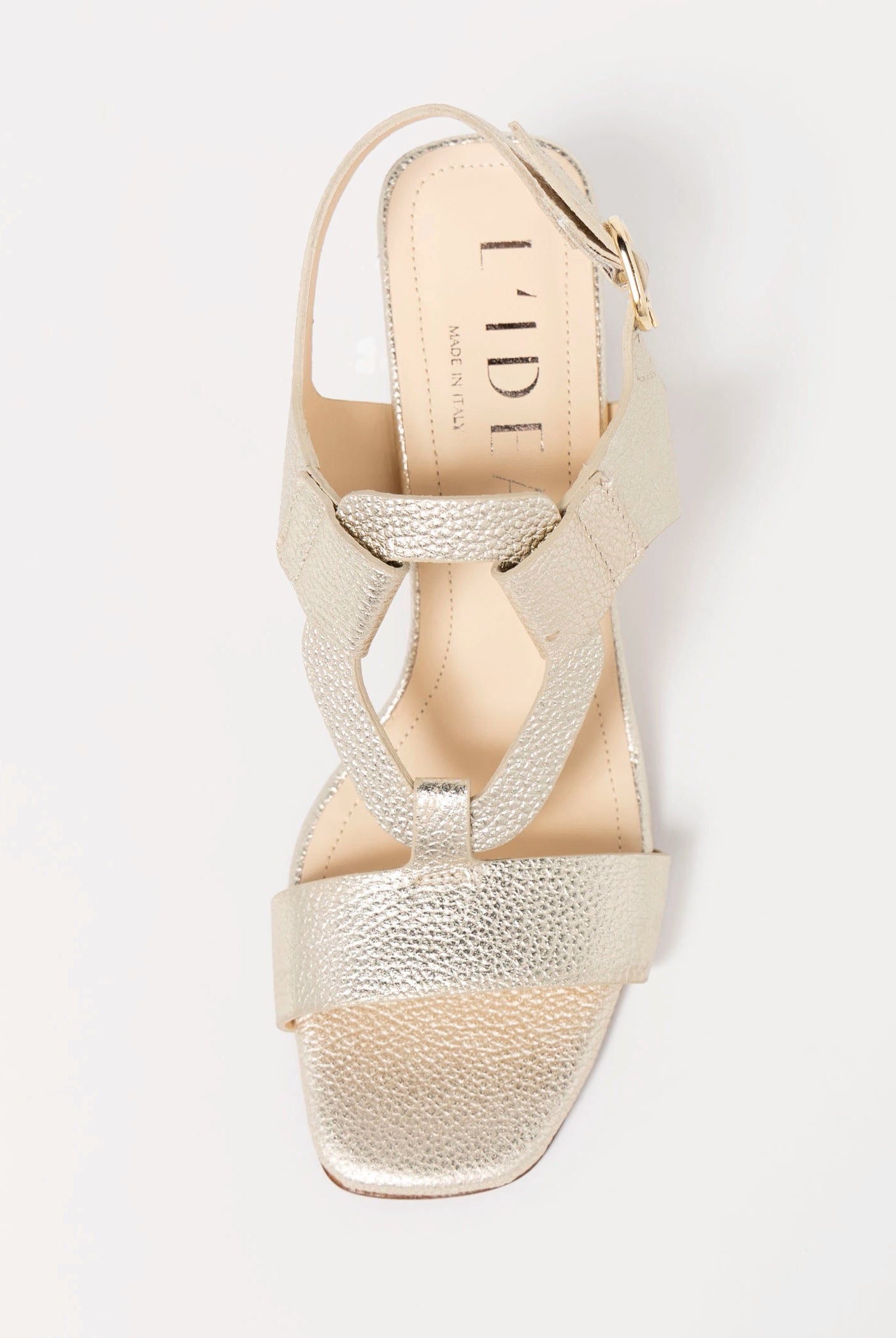 swatch_Platino Leather l'idea heeled leather sandal