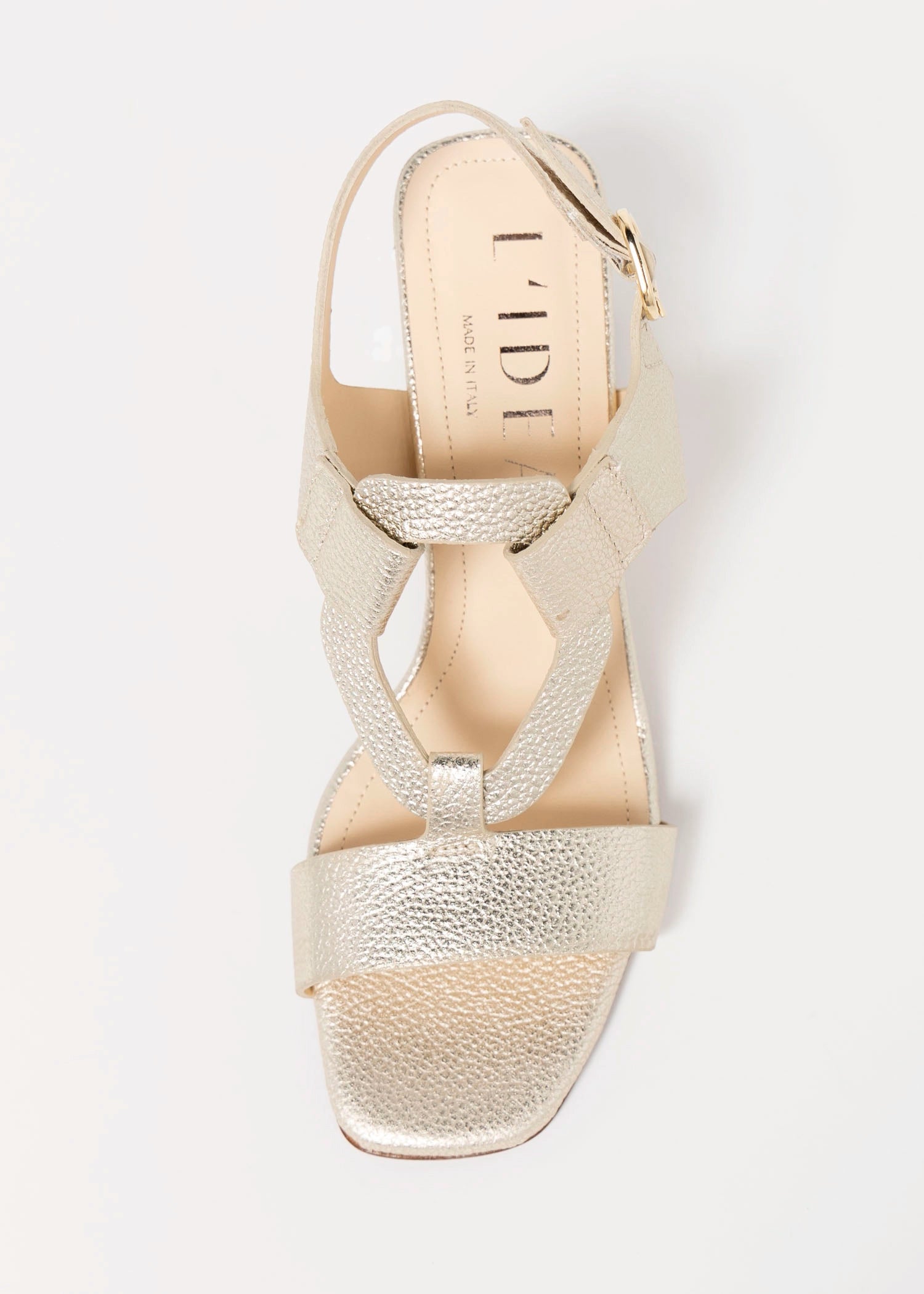 swatch_Platino Leather l'idea heeled leather sandal