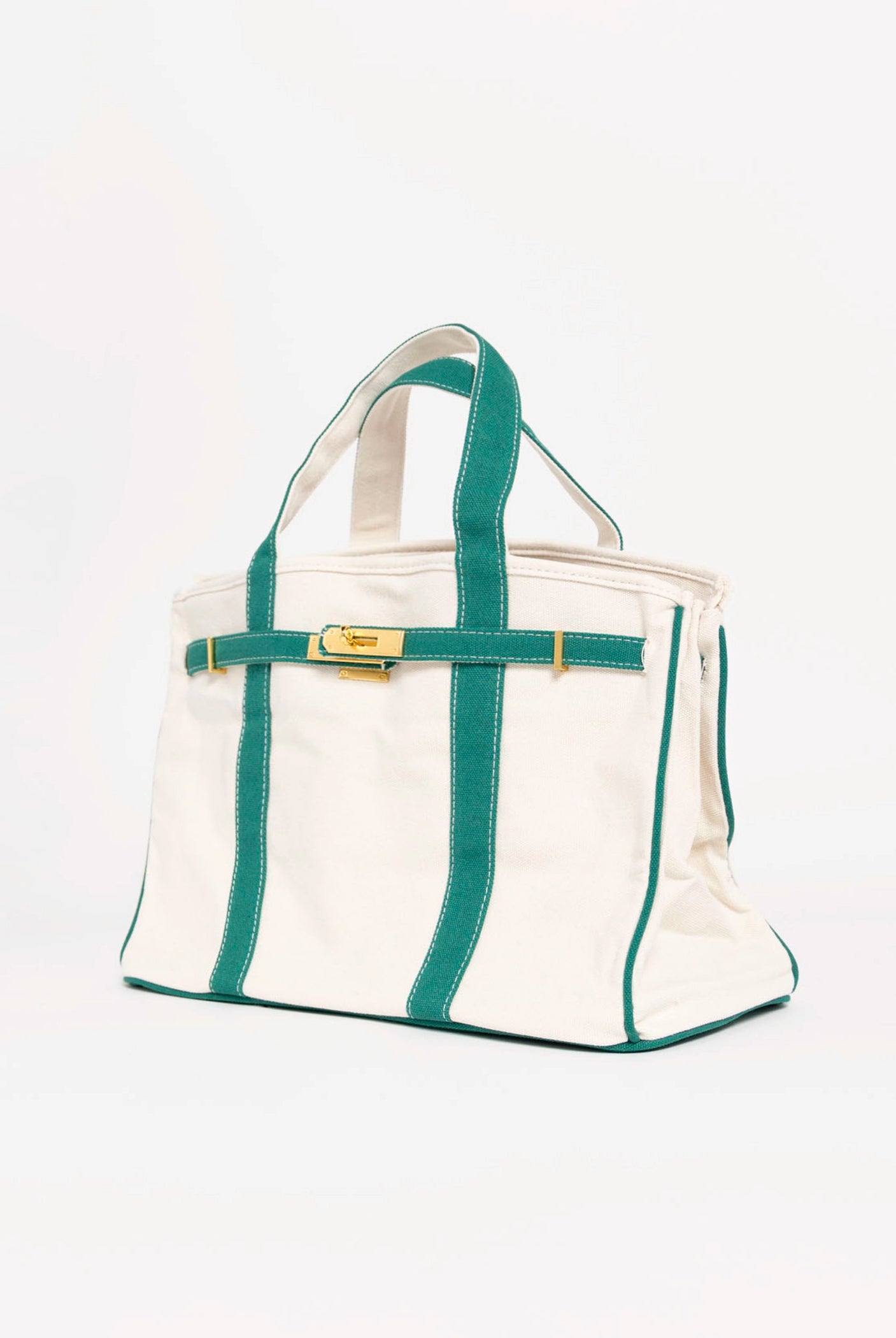 swatch_Green canvas boatkin tote bag