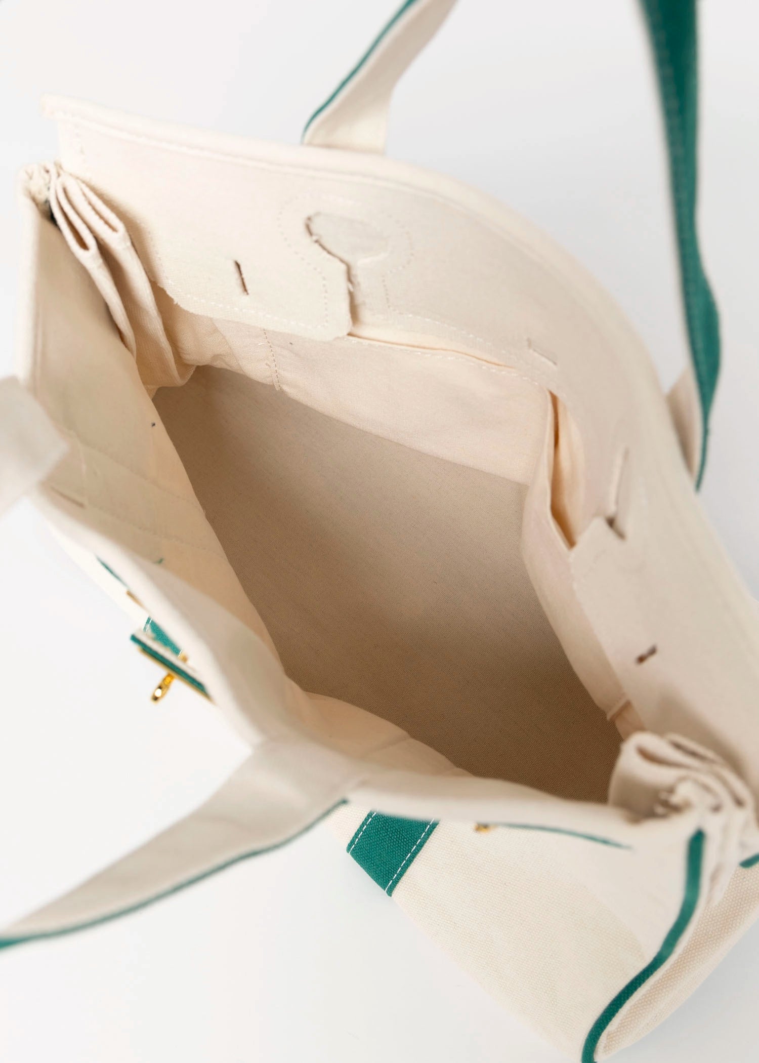 swatch_Green canvas boatkin tote bag