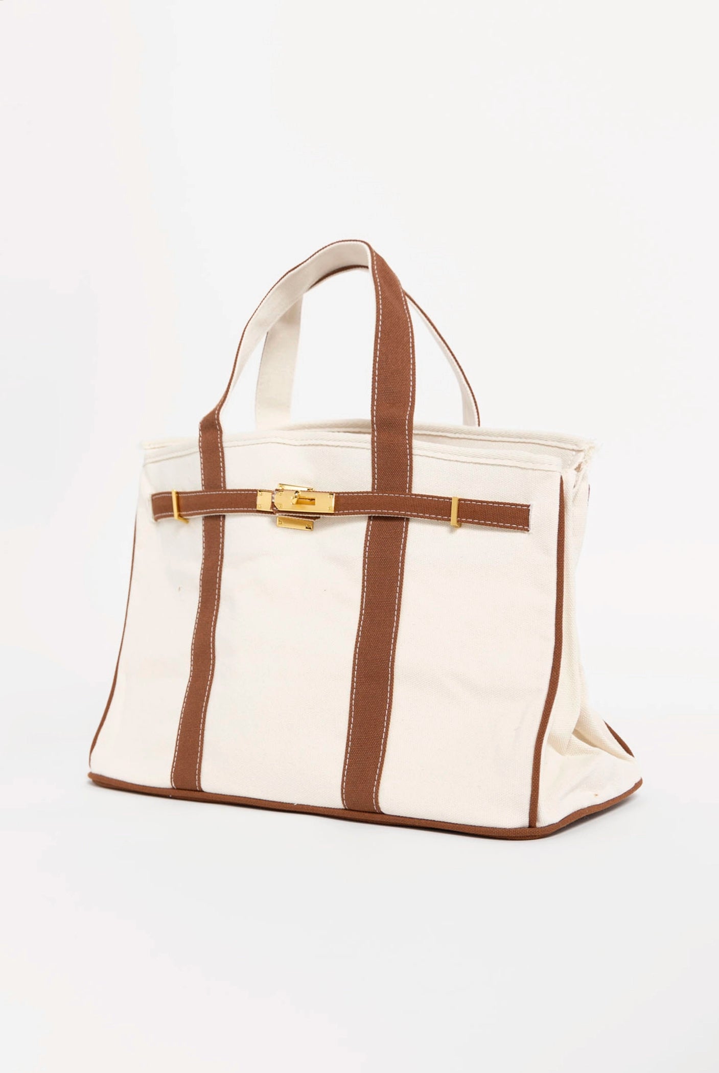 swatch_Brown canvas boatkin tote bag