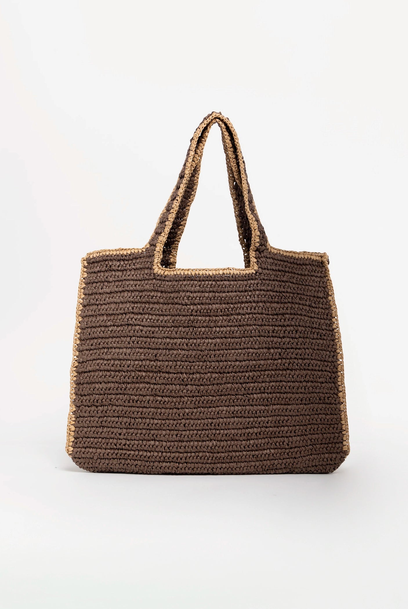 swatch_Chocolate urban expressions enid straw tote