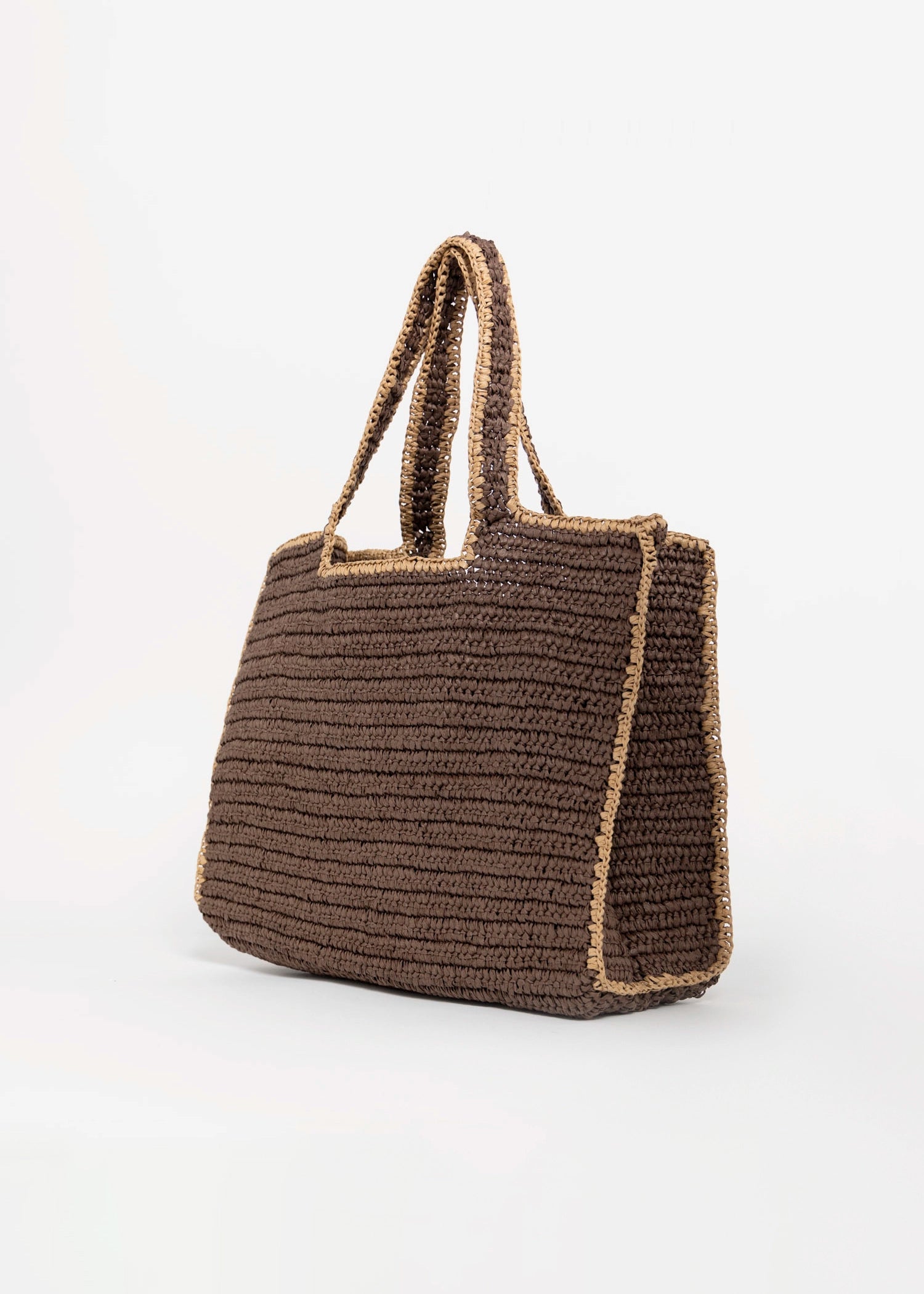 swatch_Chocolate urban expressions enid straw tote