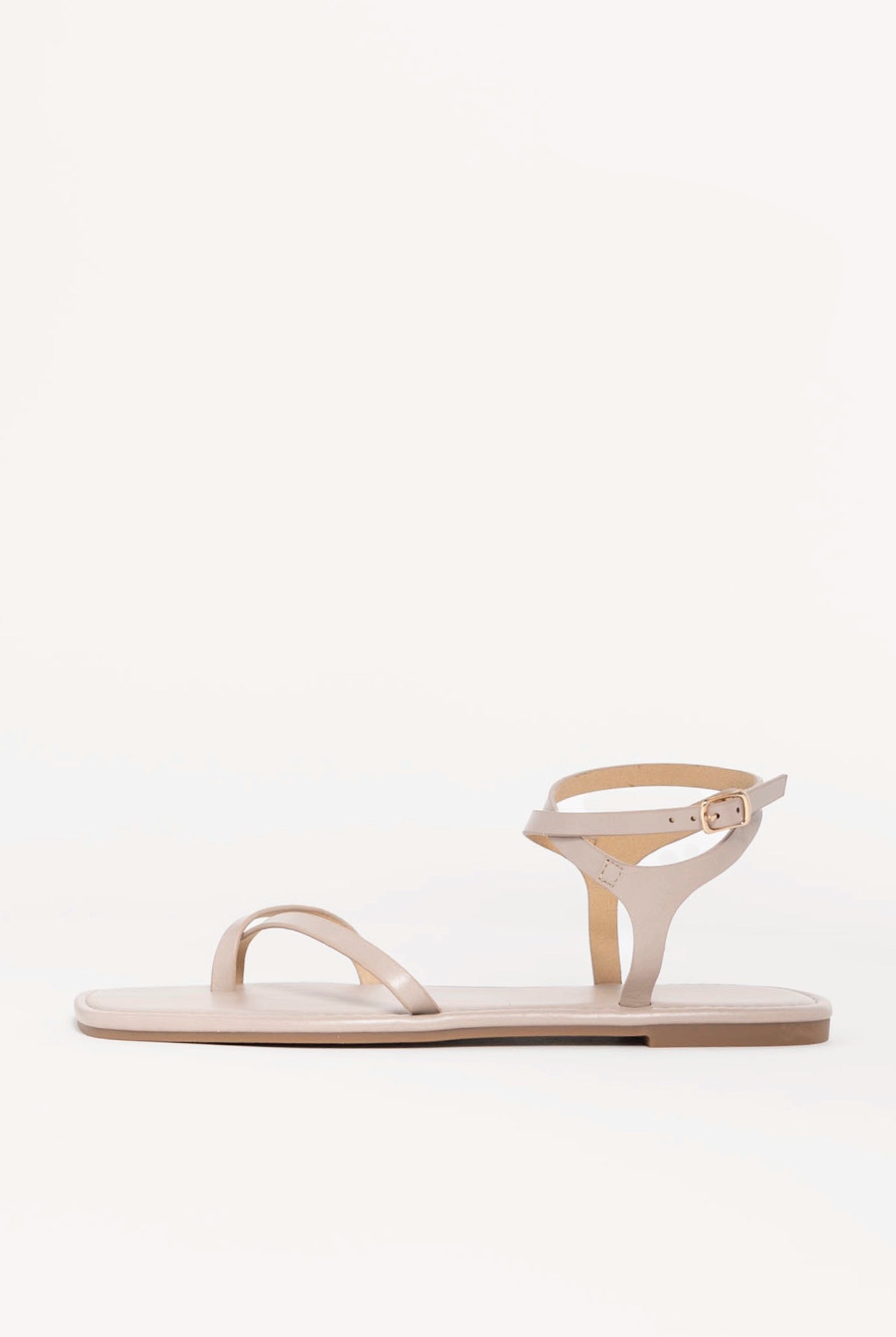 swatch_Taupe vegan leather charra flat sandal