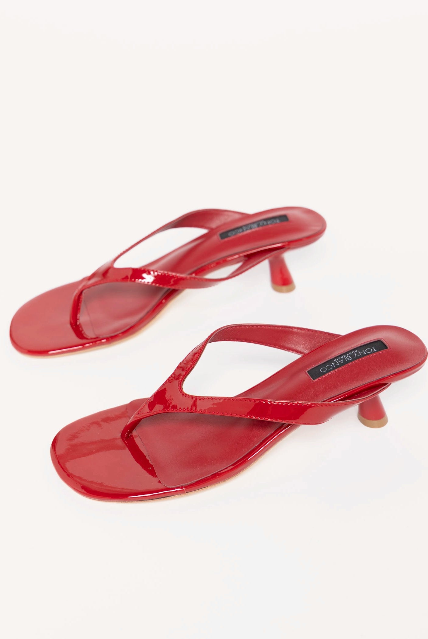 swatch_Scarlet Patent tony bianco krista thong sandal heeled sandals