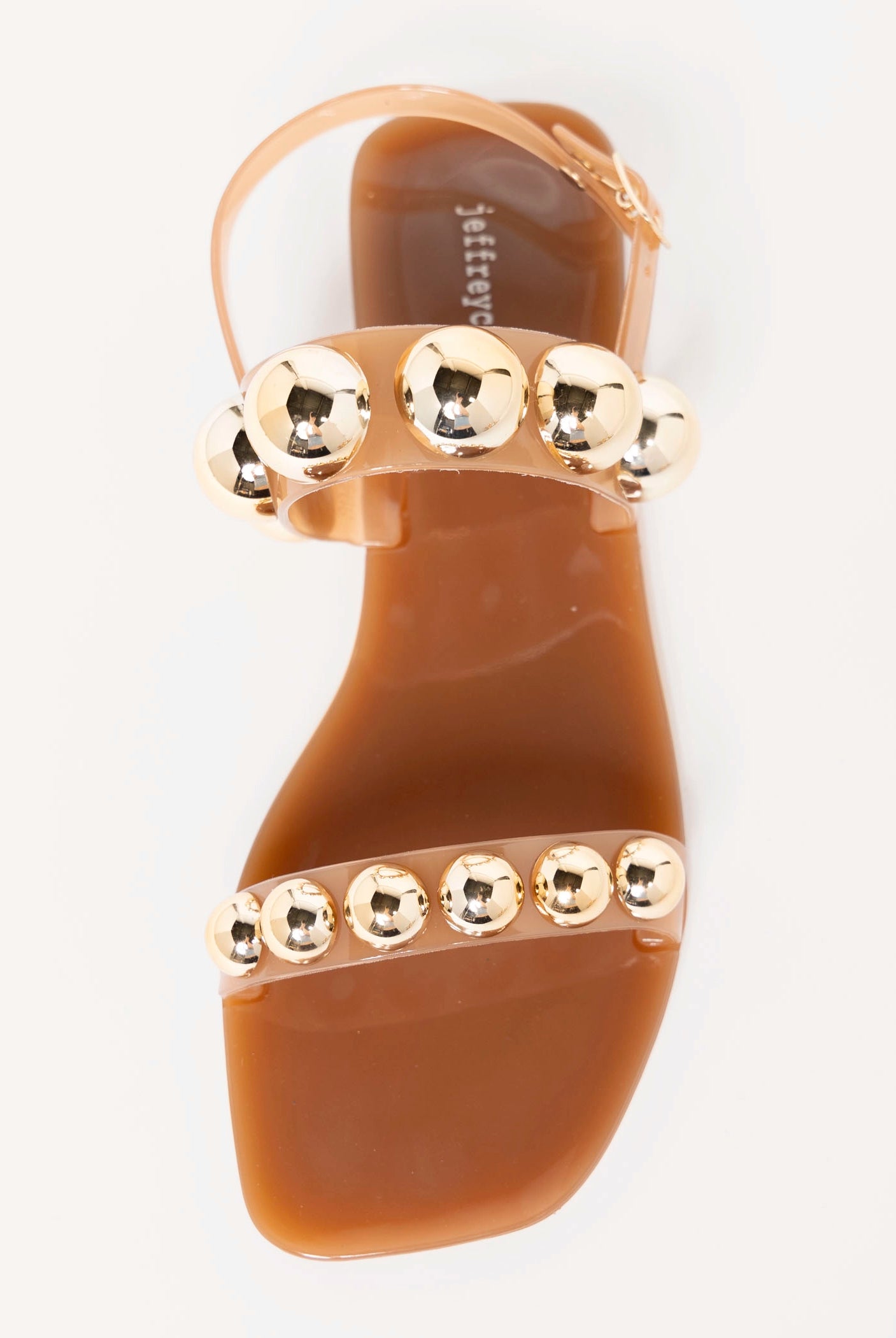 swatch_Caramel/Gold jeffrey campbell gumdrop jelly sandal