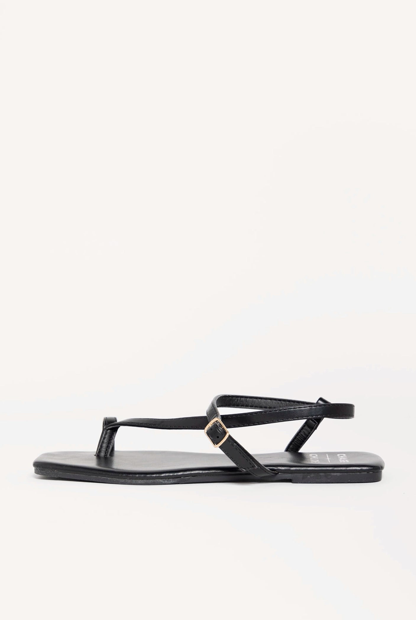 swatch_Black eve strappy flat sandal