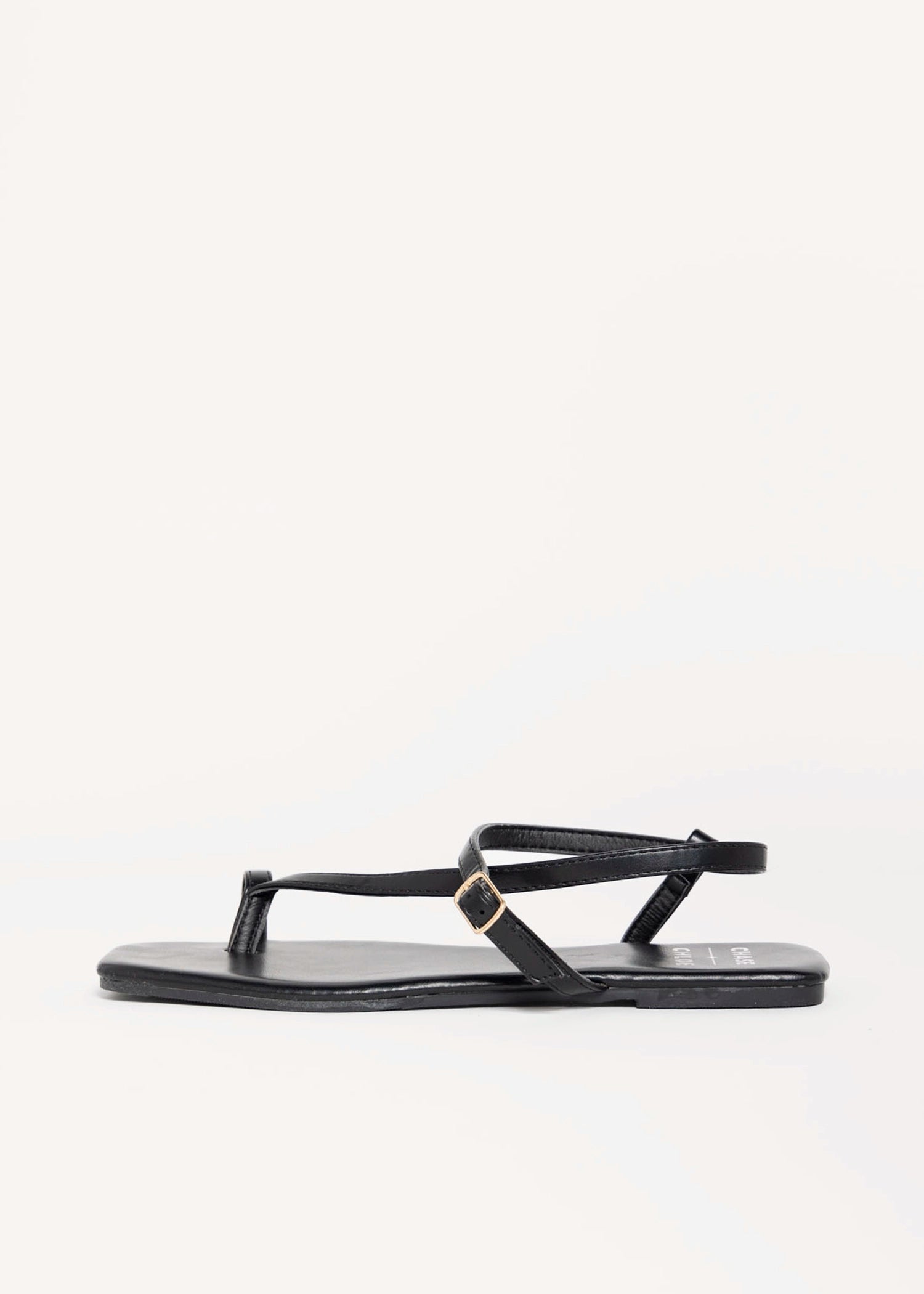 swatch_Black eve strappy flat sandal