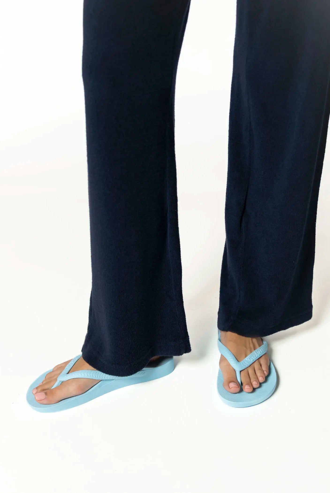 swatch_light blue arch support flip flop flat sandals