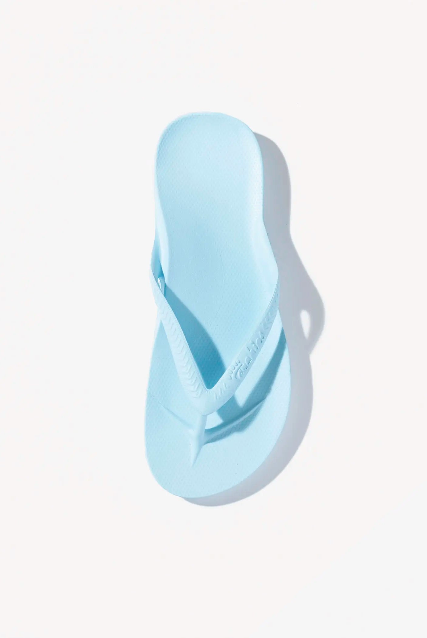 swatch_light blue arch support flip flop flat sandals