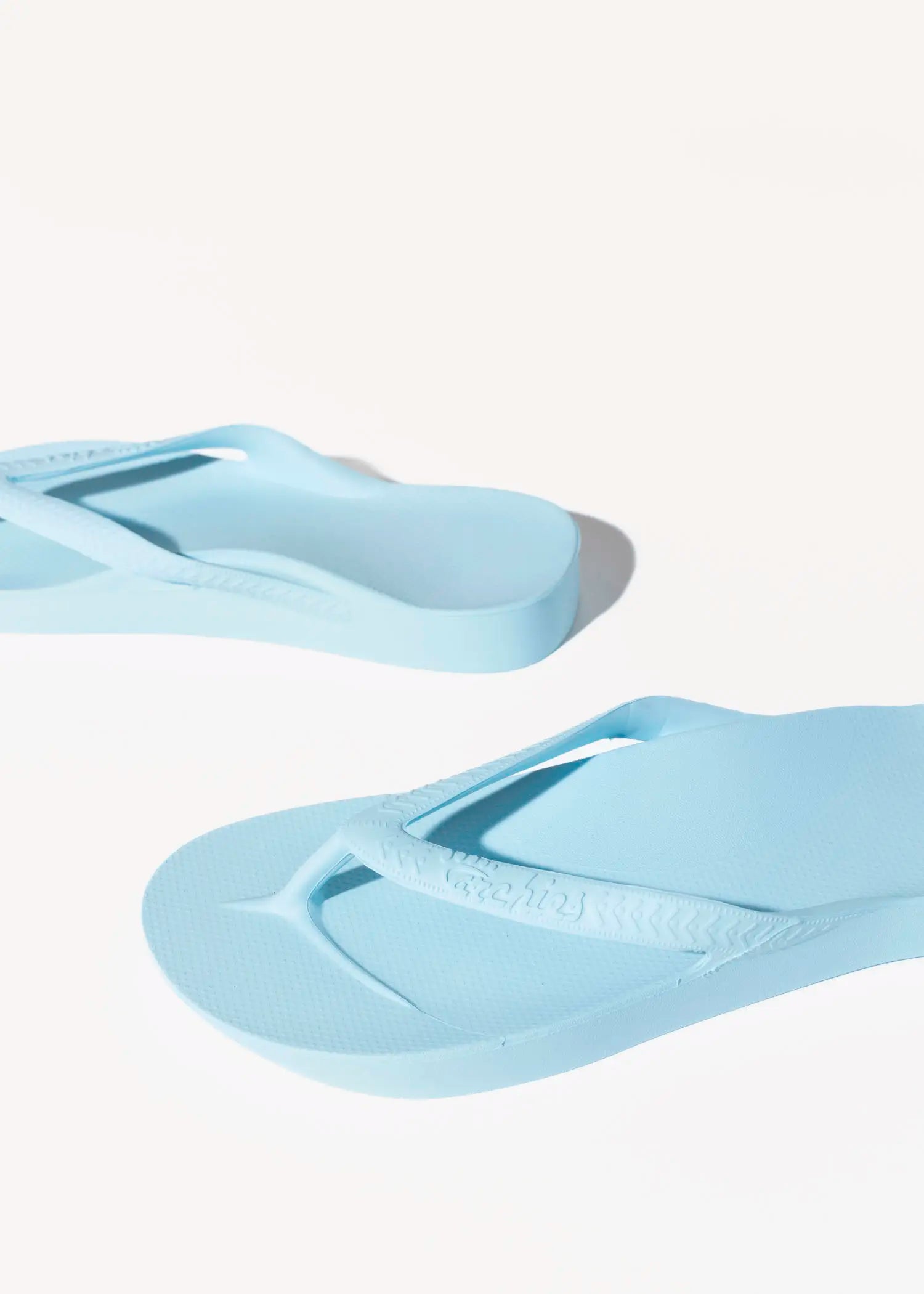 swatch_light blue arch support flip flop flat sandals