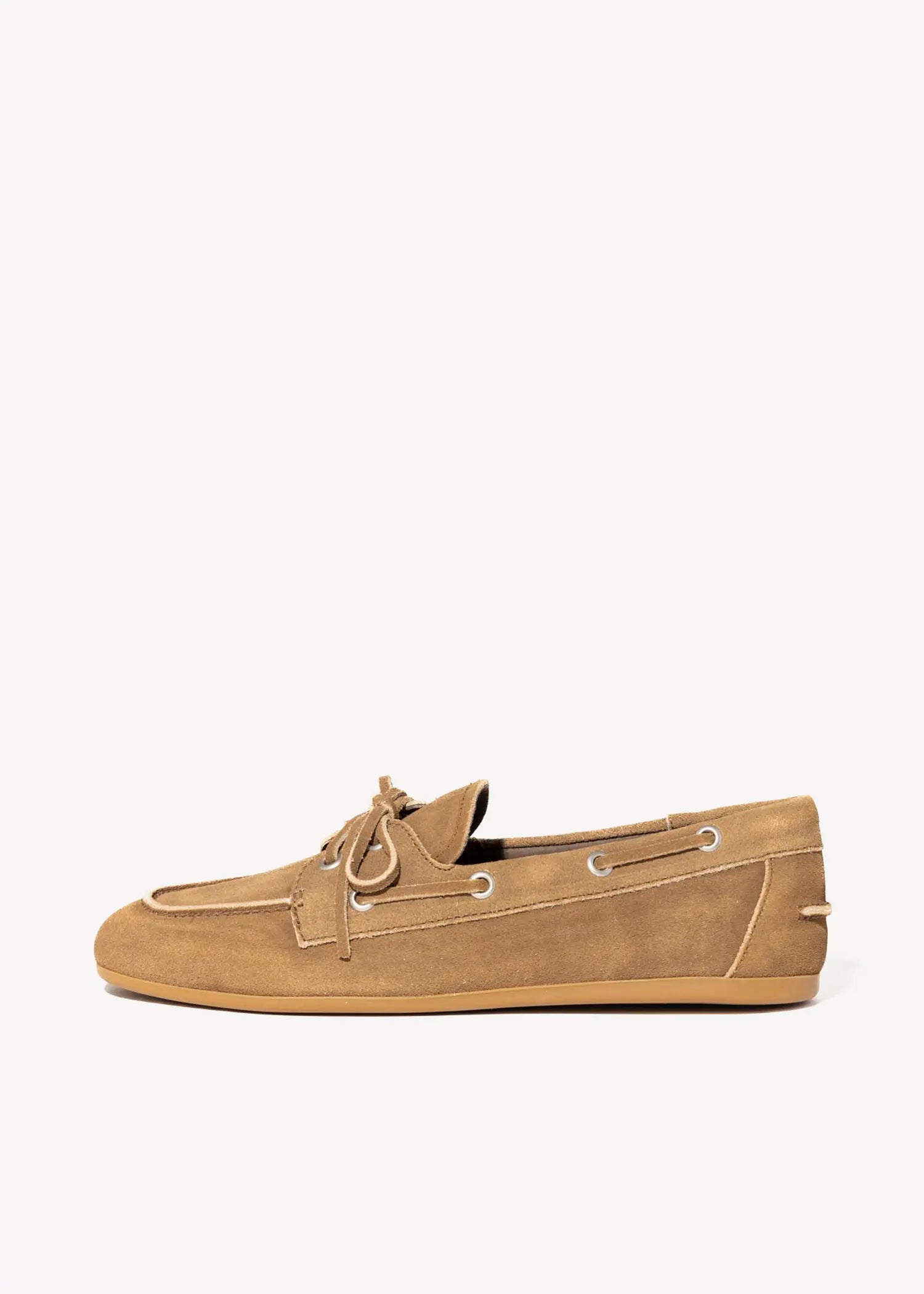 swatch_brown boast boat shoe flat shoes