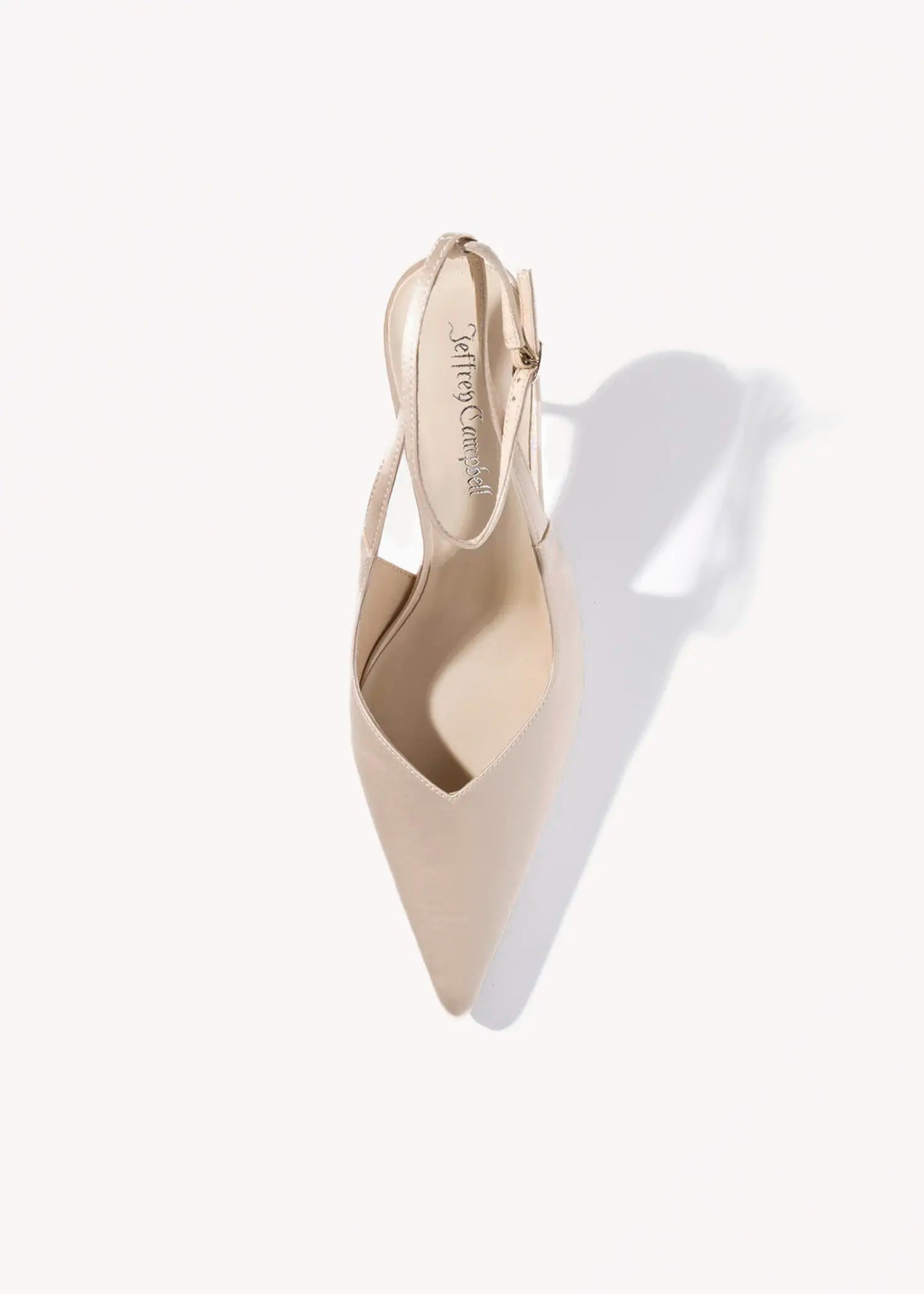 swatch_champagne satin executive slingback pump heels