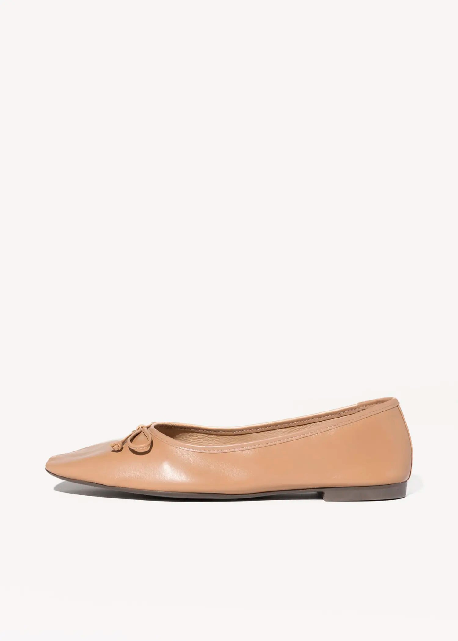 swatch_beige leather arissa ballet flat ballet flats