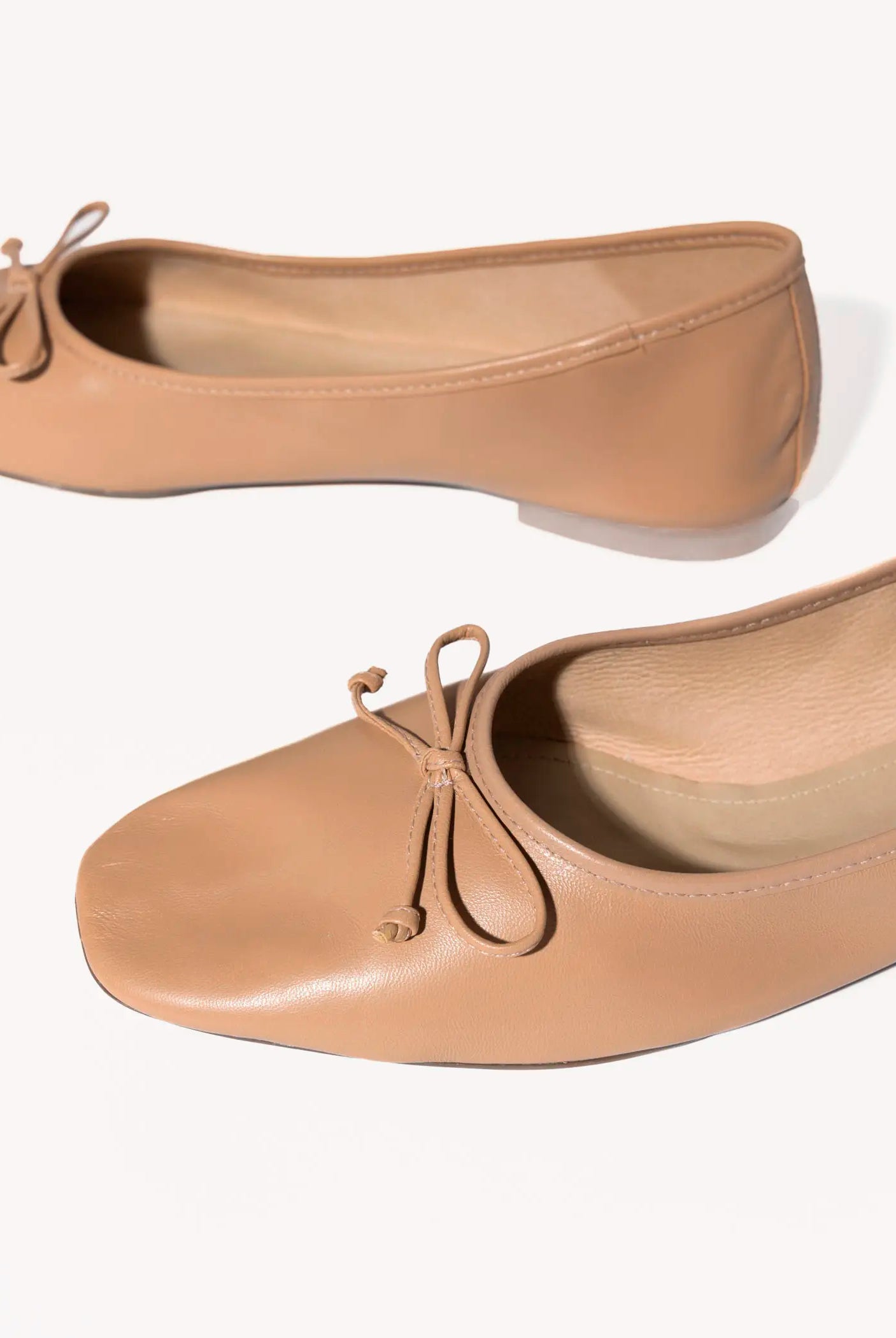 swatch_beige leather arissa ballet flat ballet flats
