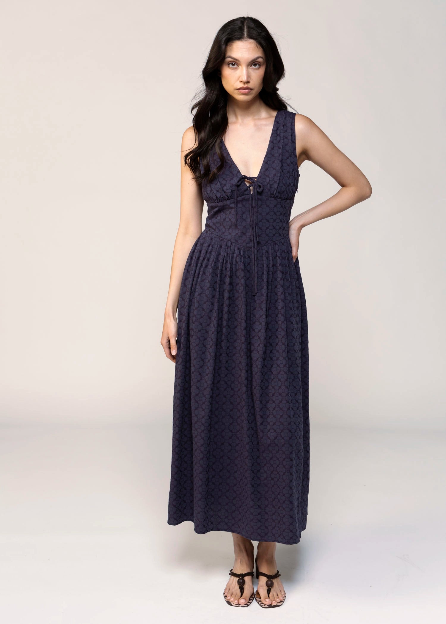 swatch_Navy heartloom stasia dress