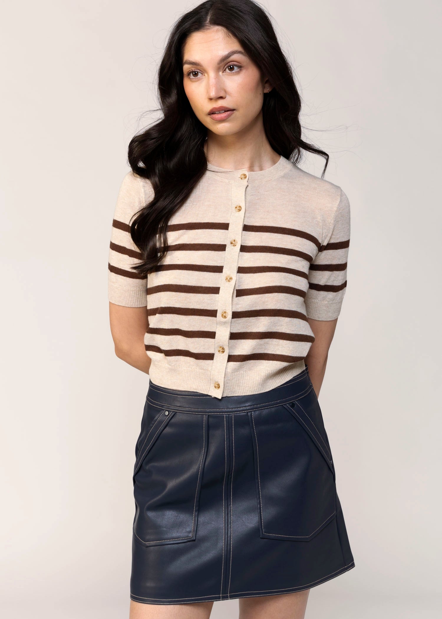 swatch_Navy central park west rusty mini skirt