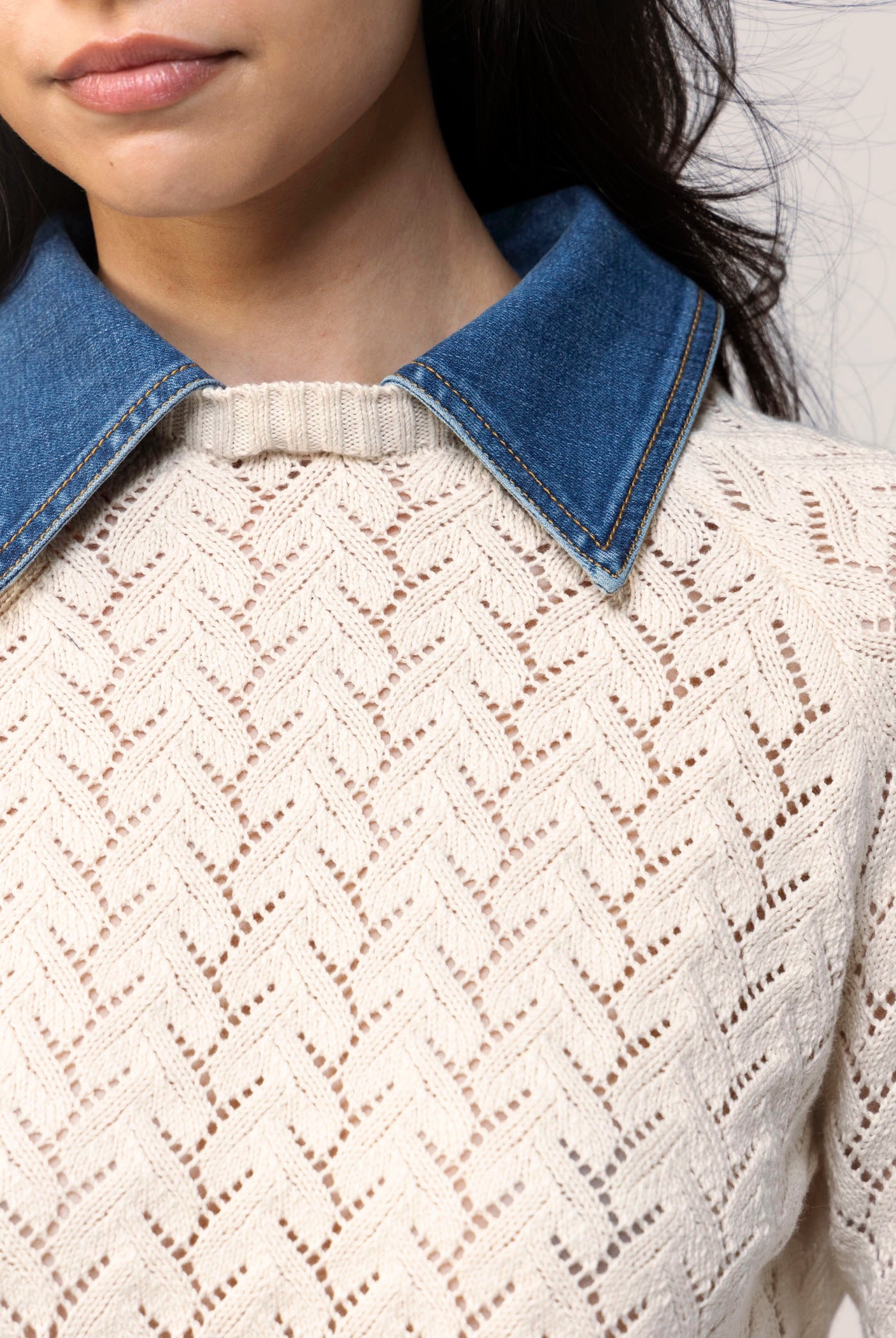 swatch_Ivory central park west hazel collared sweater