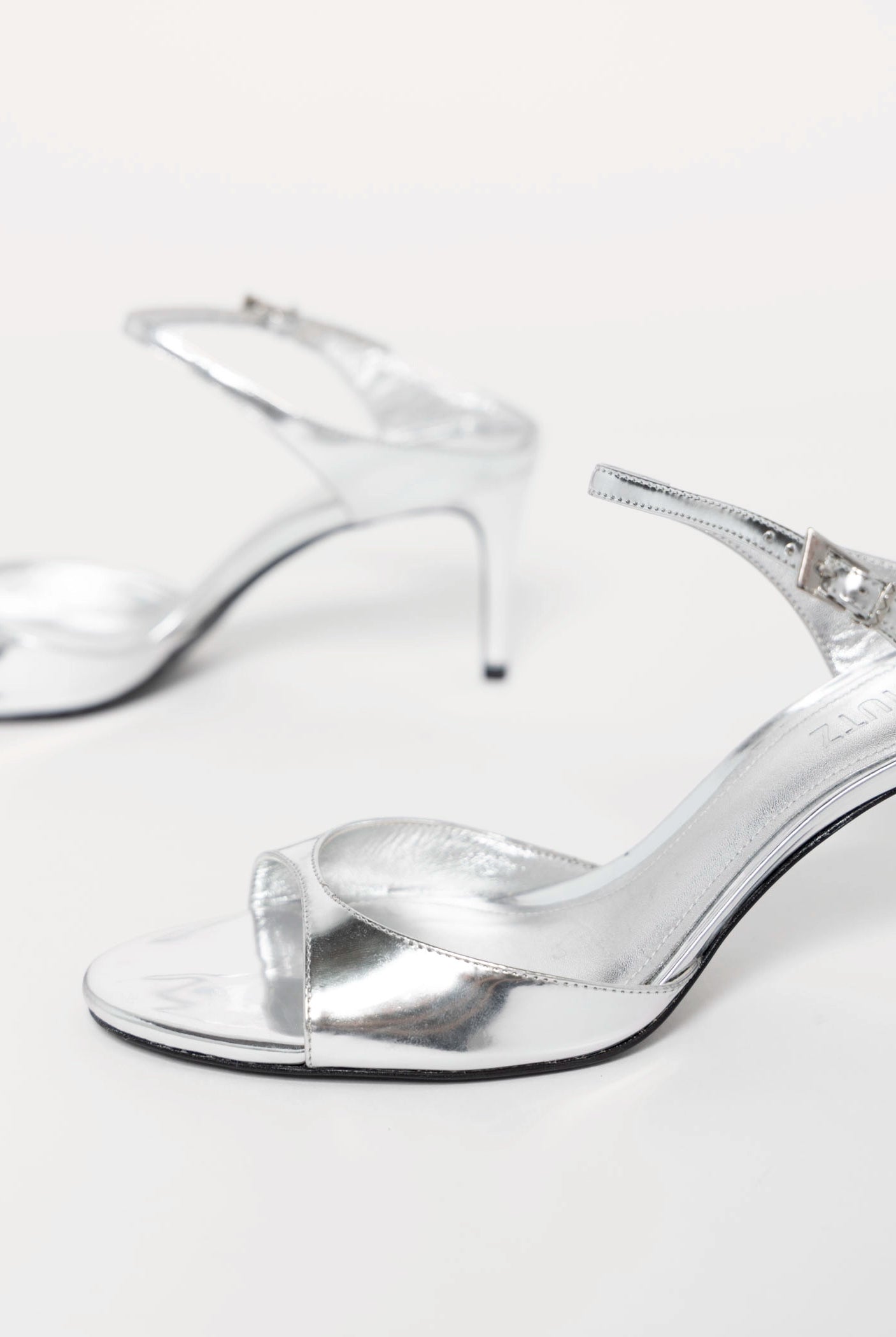 swatch_Silver Leather schutz lyra-mid heeled sandal