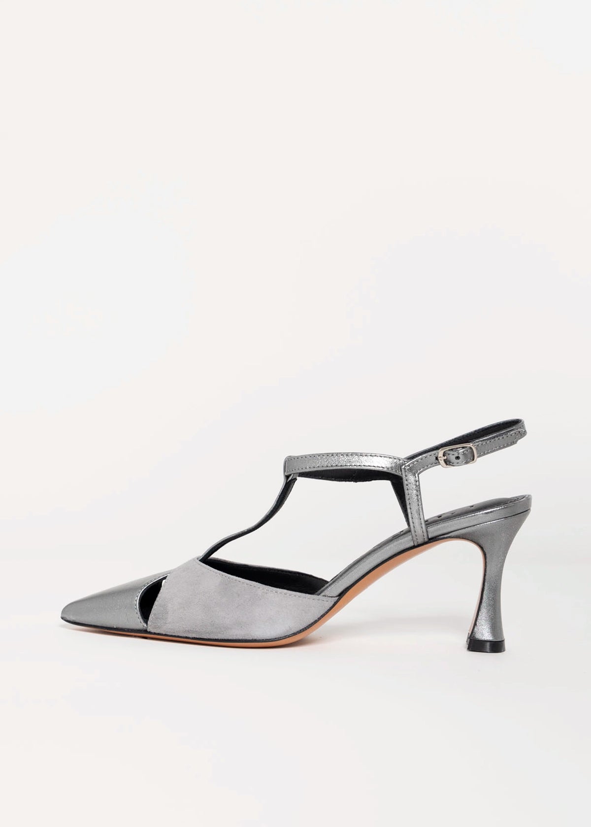 swatch_Grey/Steel l'idea pia leather pump