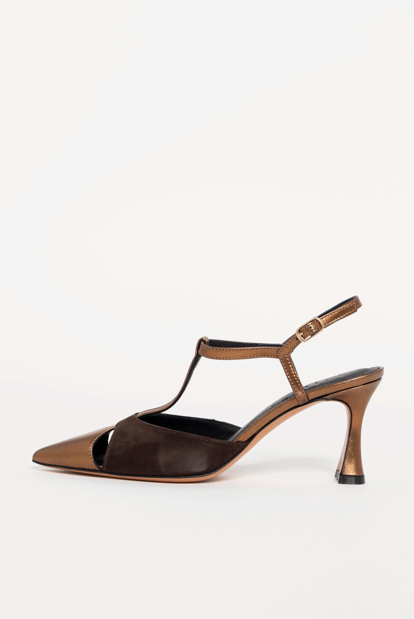swatch_Brown/Bronze l'idea pia leather pump