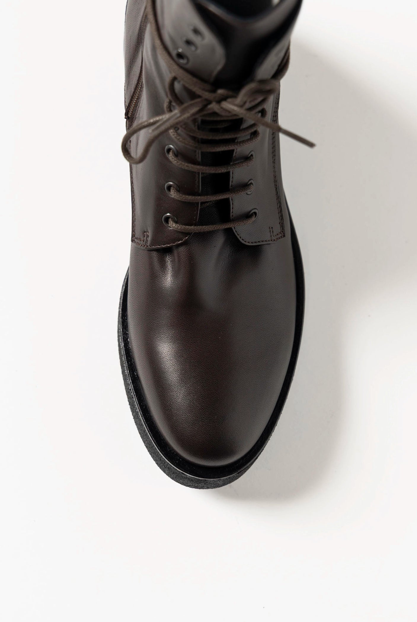 swatch_Brown Leather combat boot