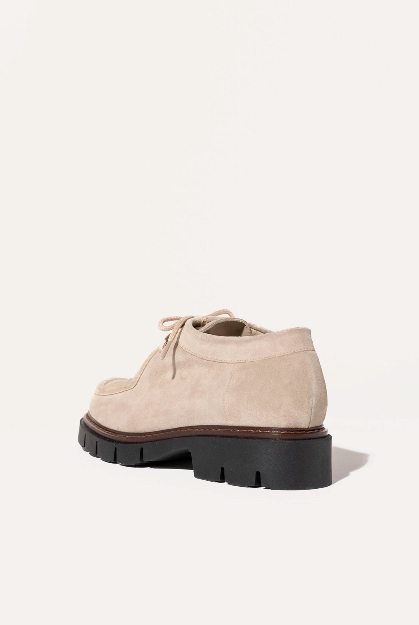swatch_Taupe Suede wallabe loafer