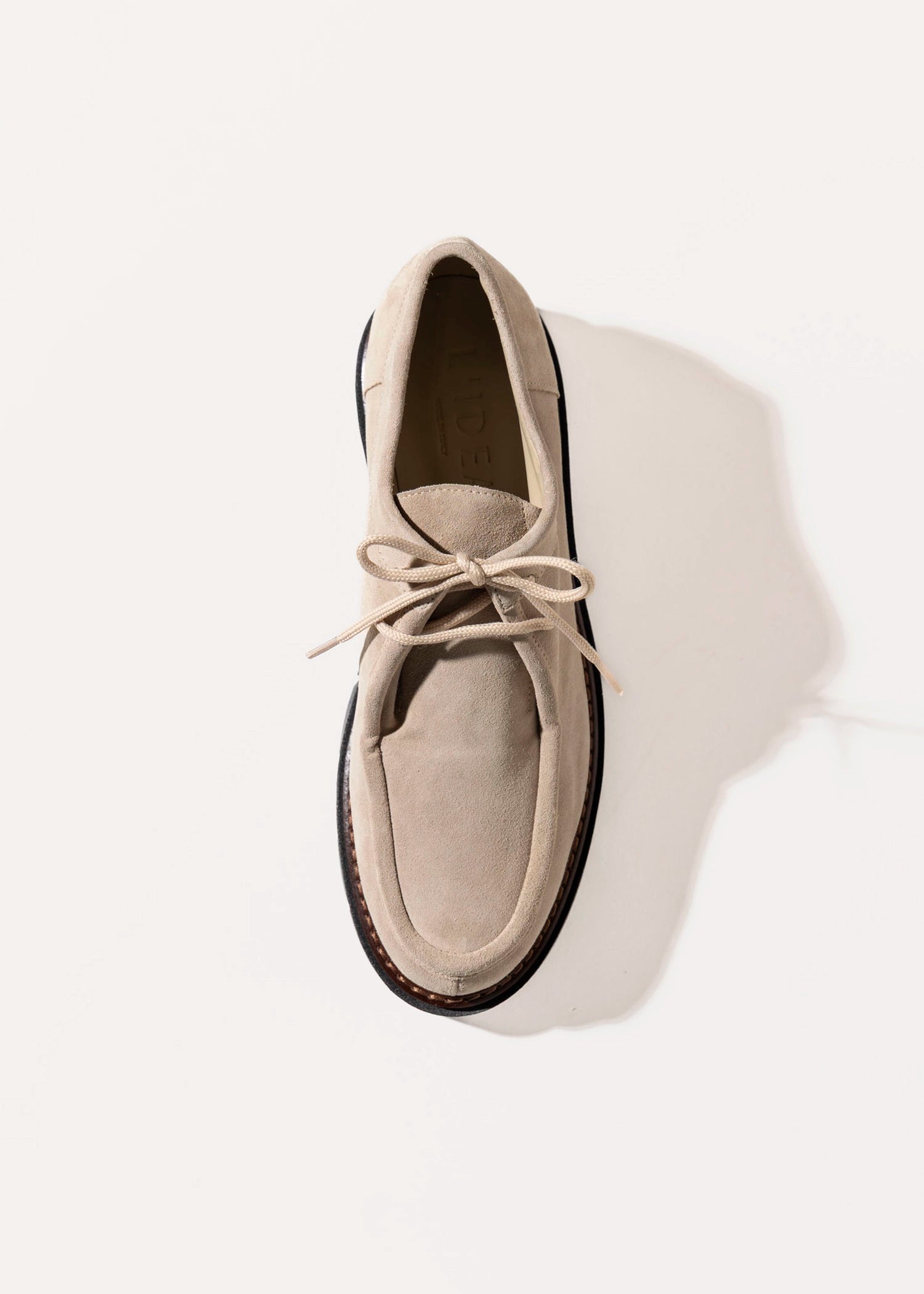 swatch_Taupe Suede wallabe loafer