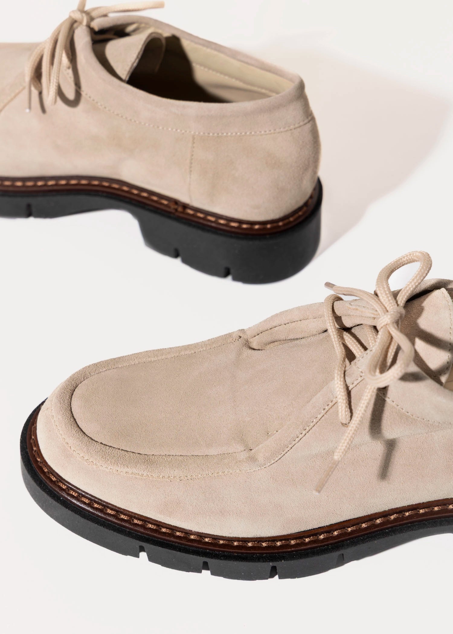 swatch_Taupe Suede wallabe loafer