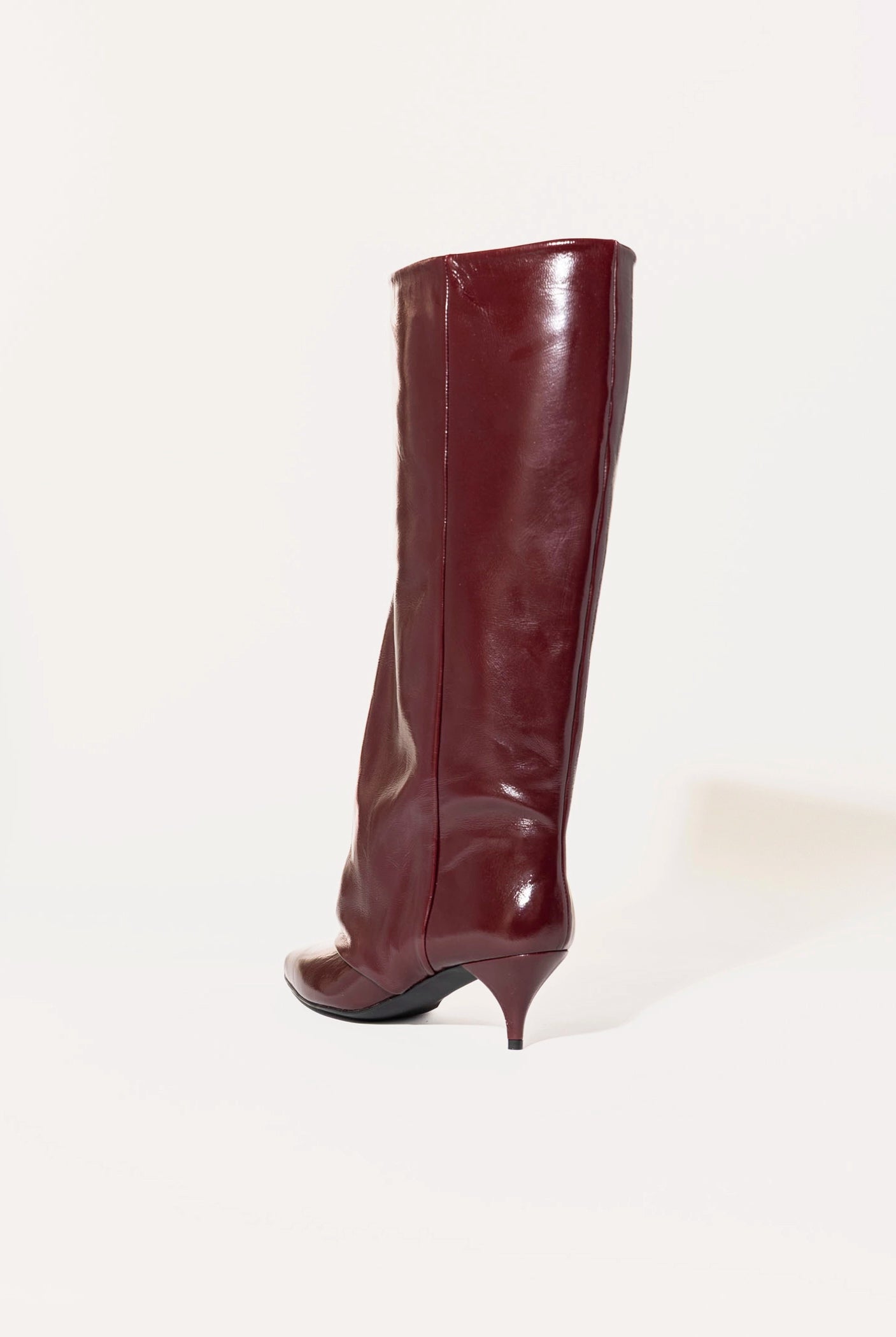 swatch_Bordo Patent fold over dress boot