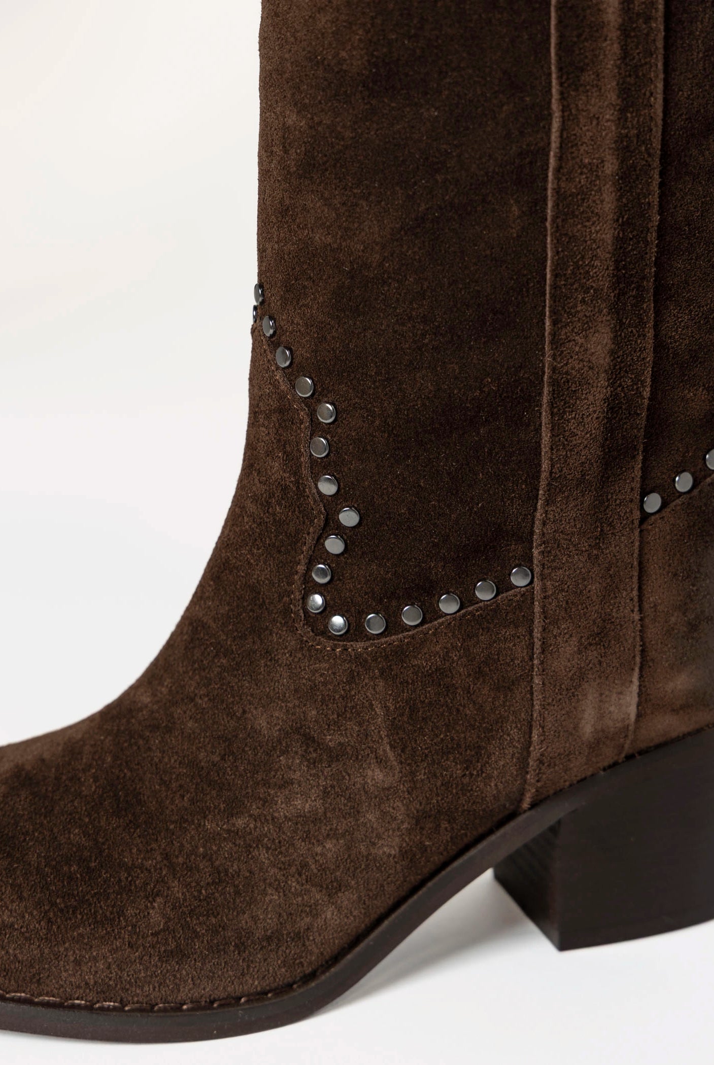 swatch_Chocolate Suede tall western boot