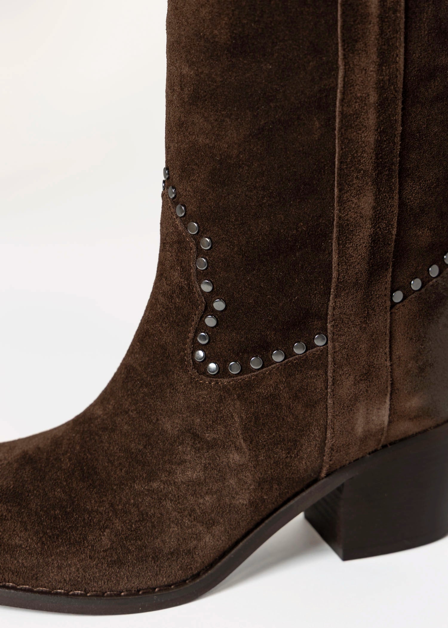 swatch_Chocolate Suede tall western boot
