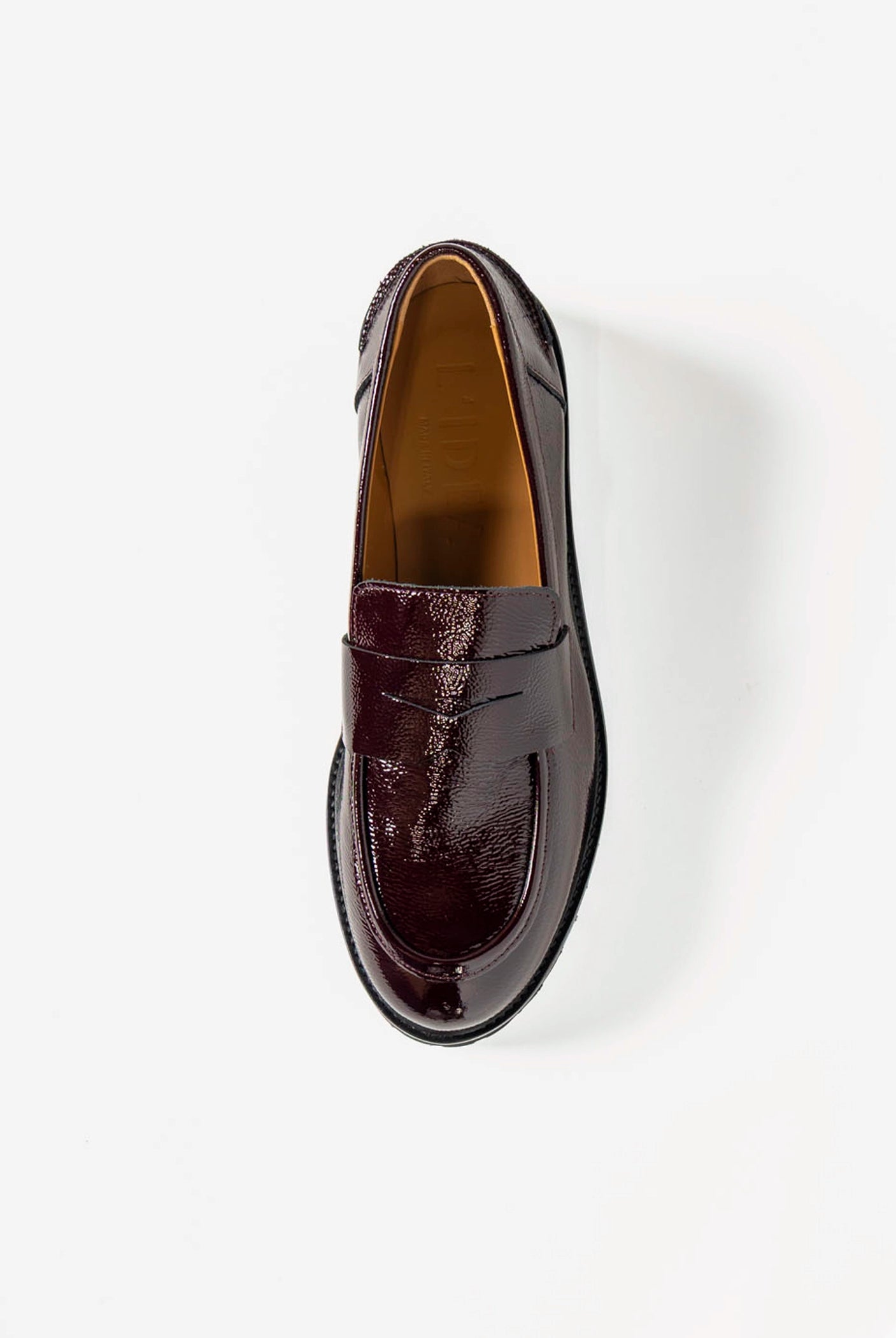 swatch_Wine Patent classic penny loafer