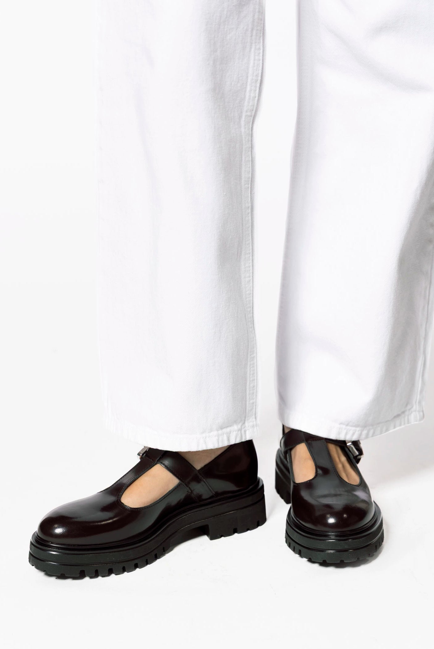 swatch_Wine leather lug sole mary jane