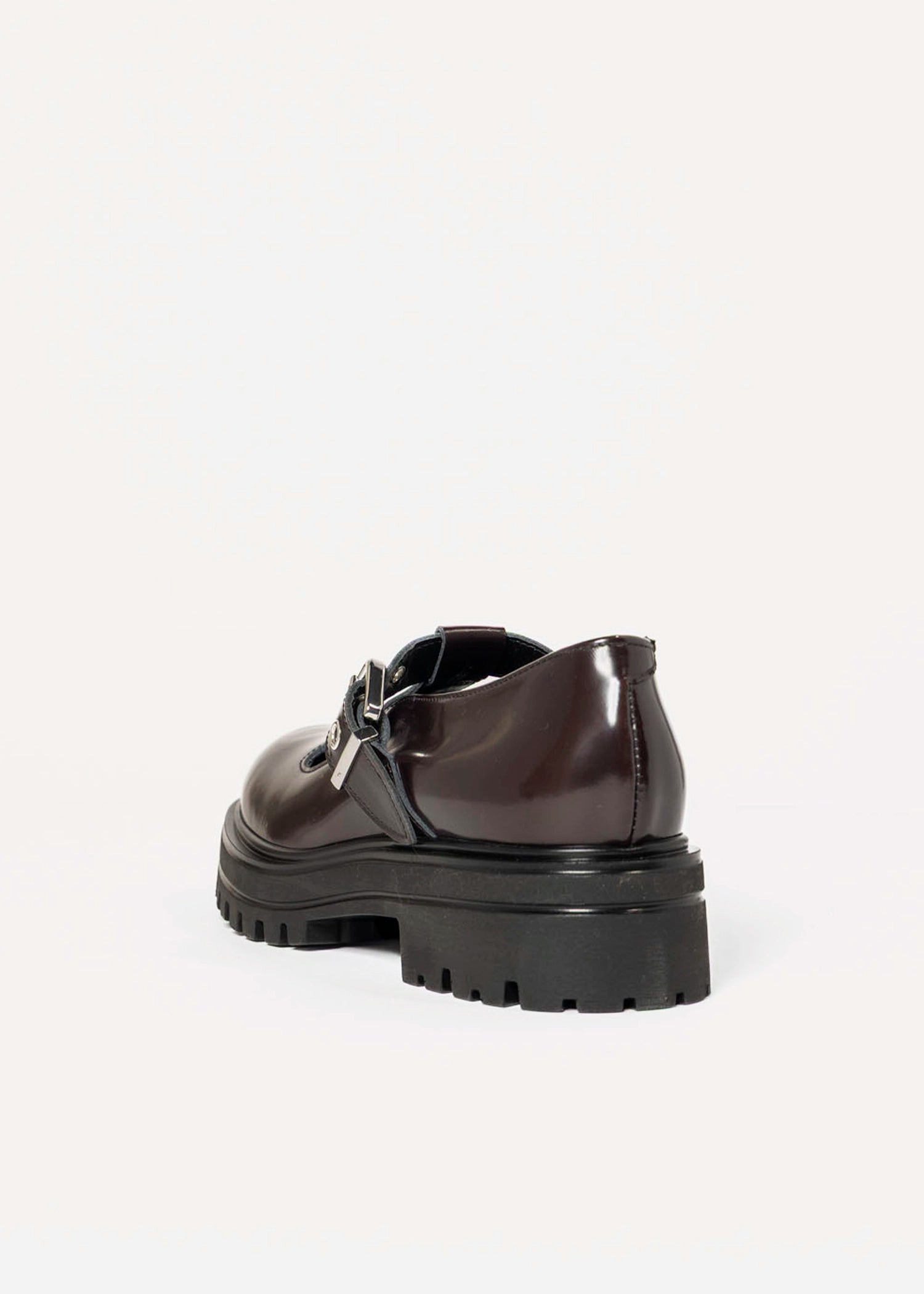 swatch_Wine leather lug sole mary jane
