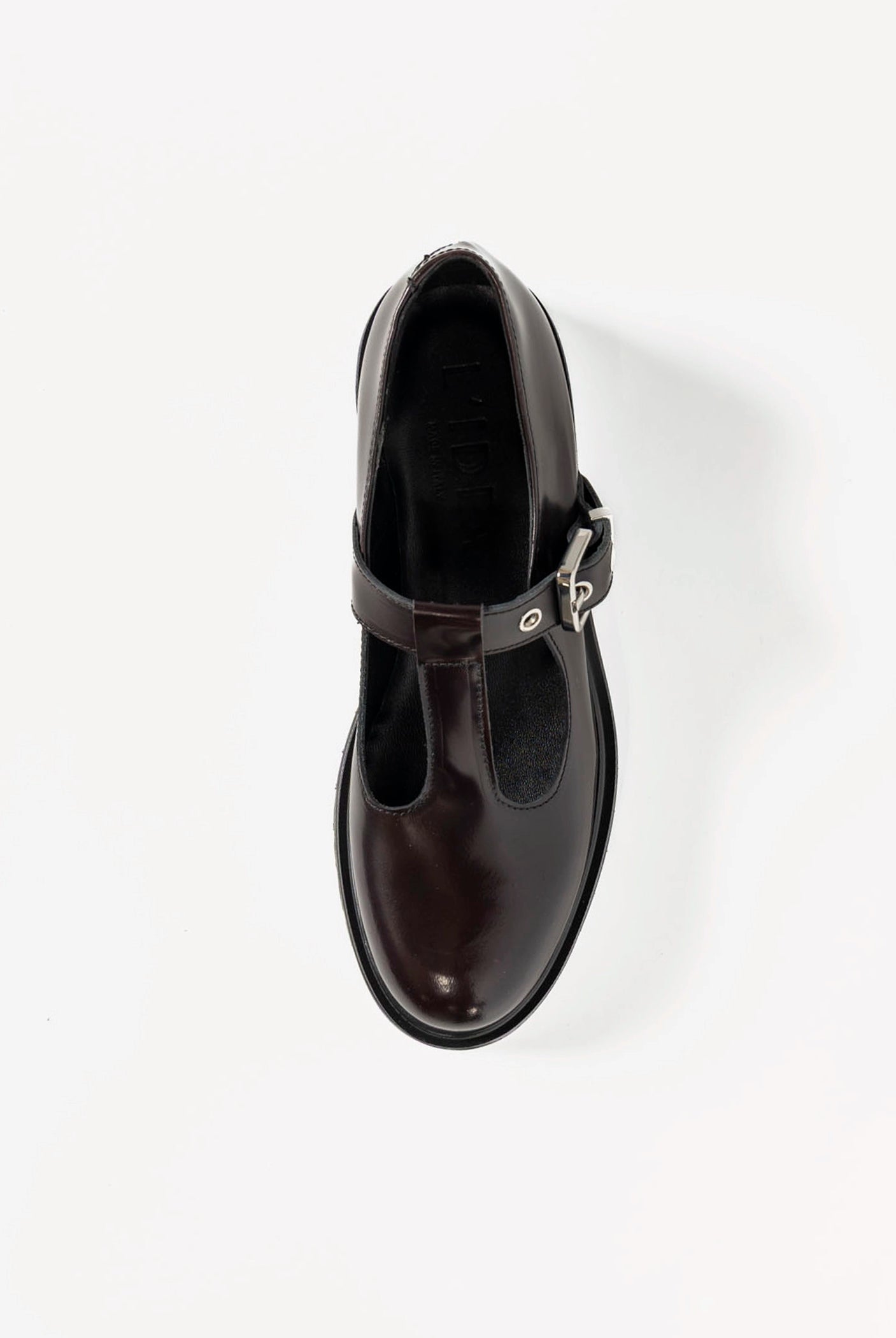 swatch_Wine leather lug sole mary jane