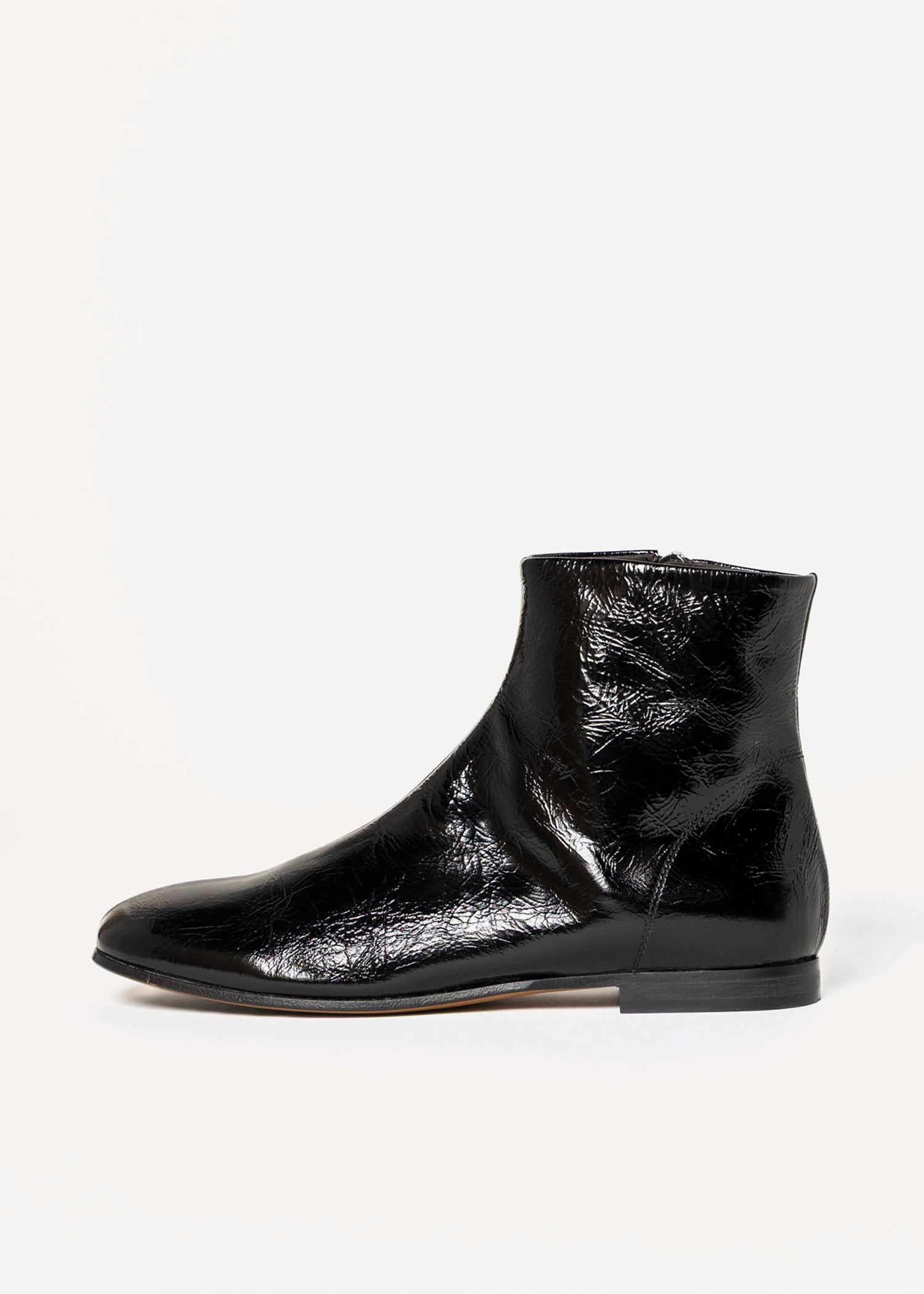 swatch_Black Patent leather boot