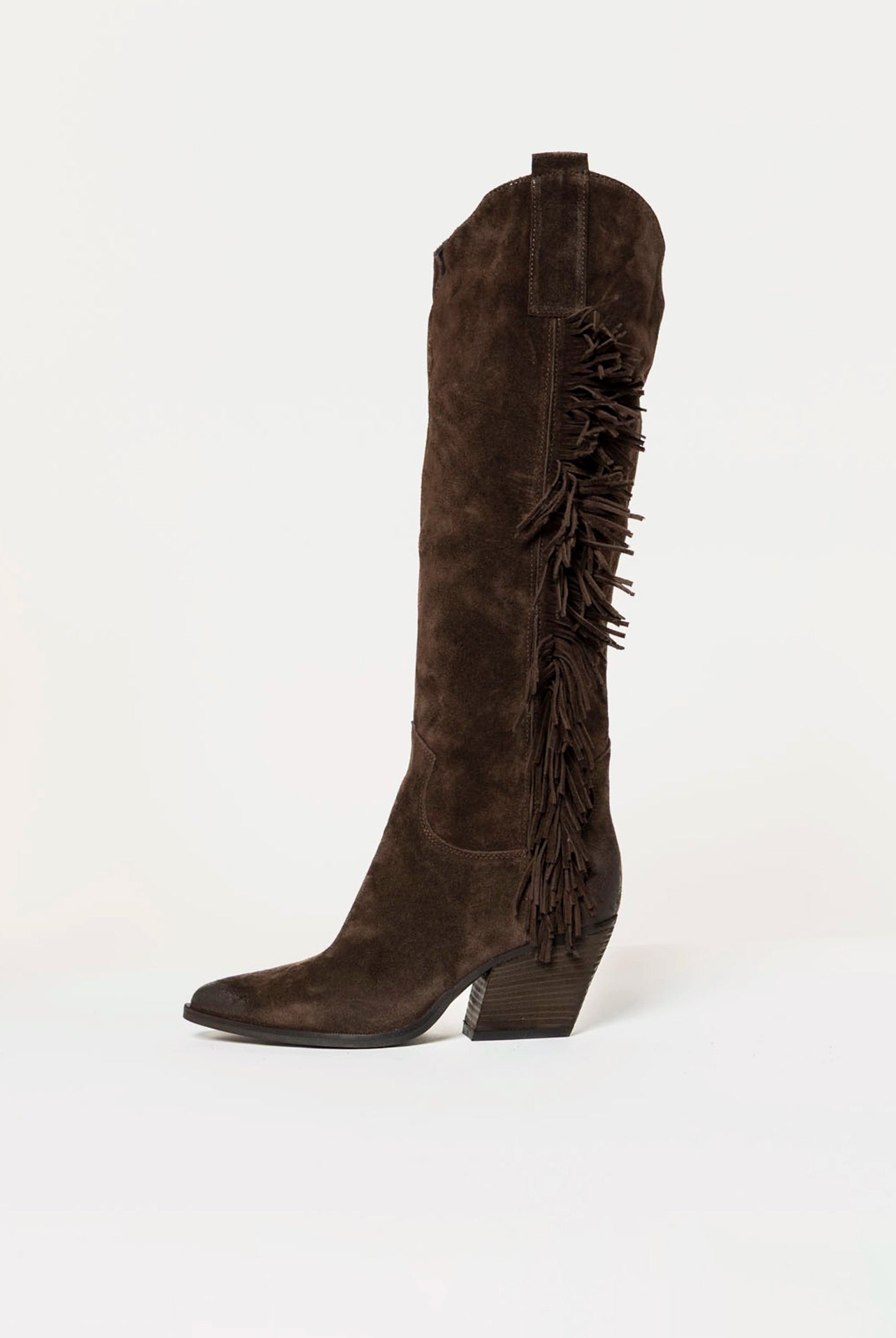 swatch_Chocolate Suede western boot